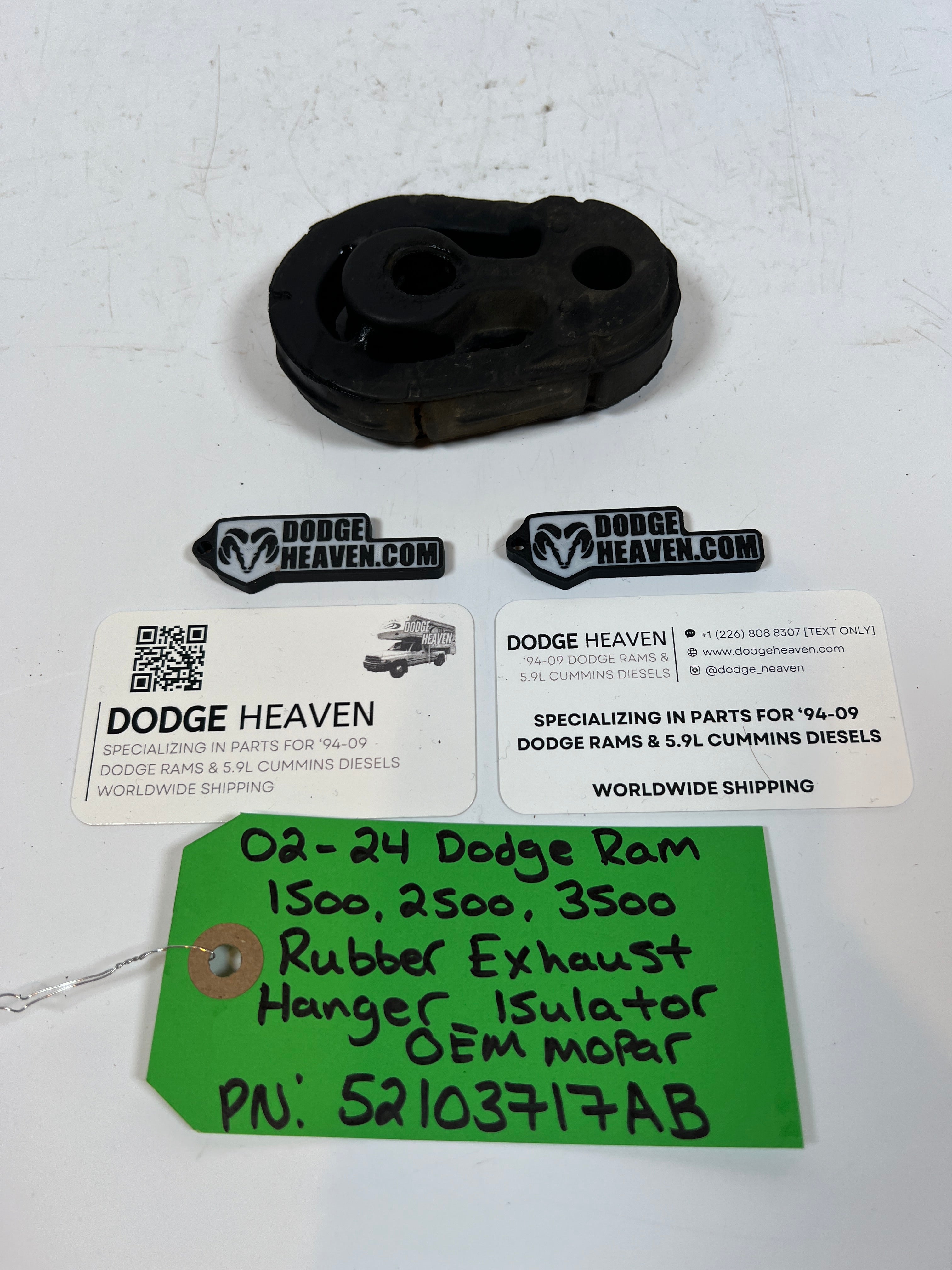 2002-2024 Dodge Ram 1500-3500 Rubber Exhaust Hanger / Isolator