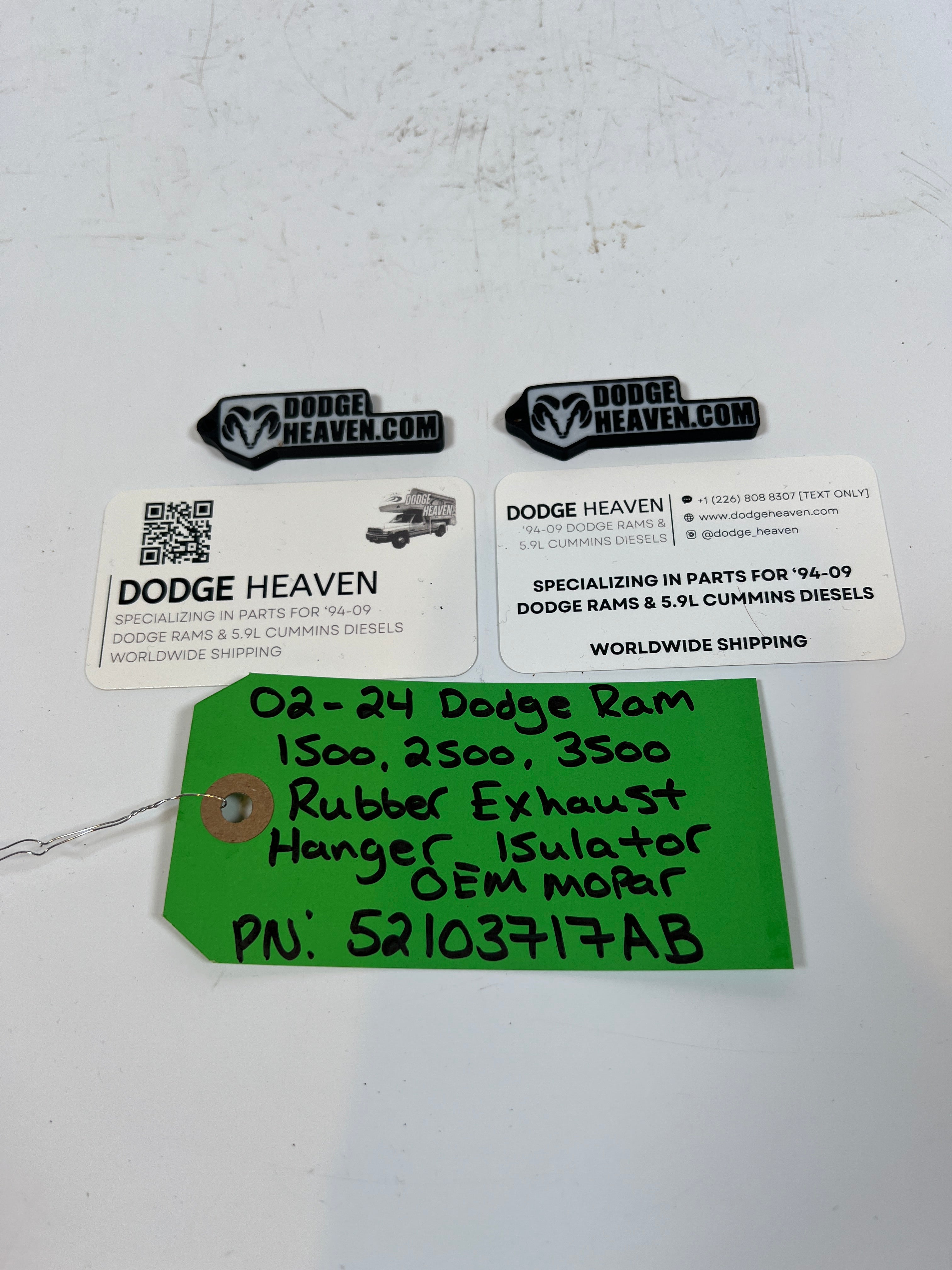 2002-2024 Dodge Ram 1500-3500 Rubber Exhaust Hanger / Isolator