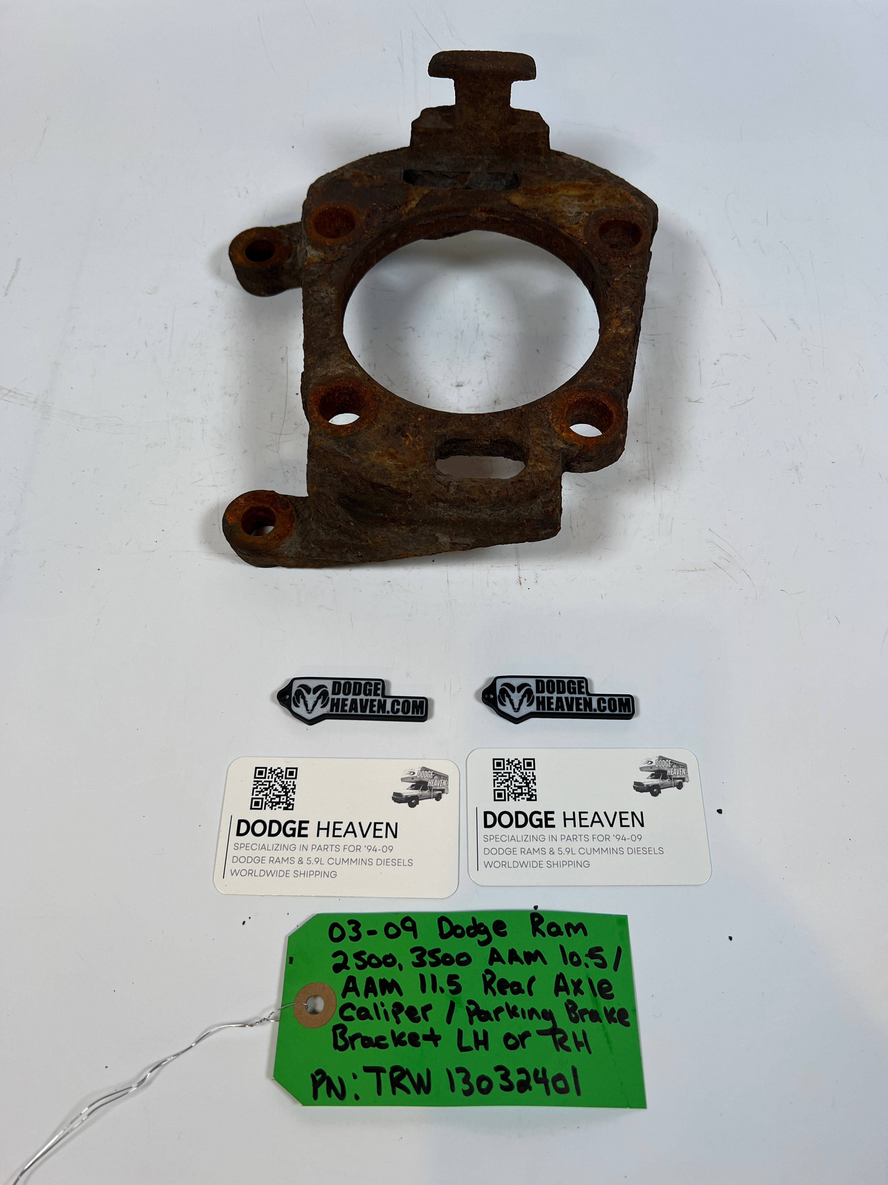 2003-2009 Dodge Ram 2500 3500 Rear Axle Caliper / Parking Brake Bracket