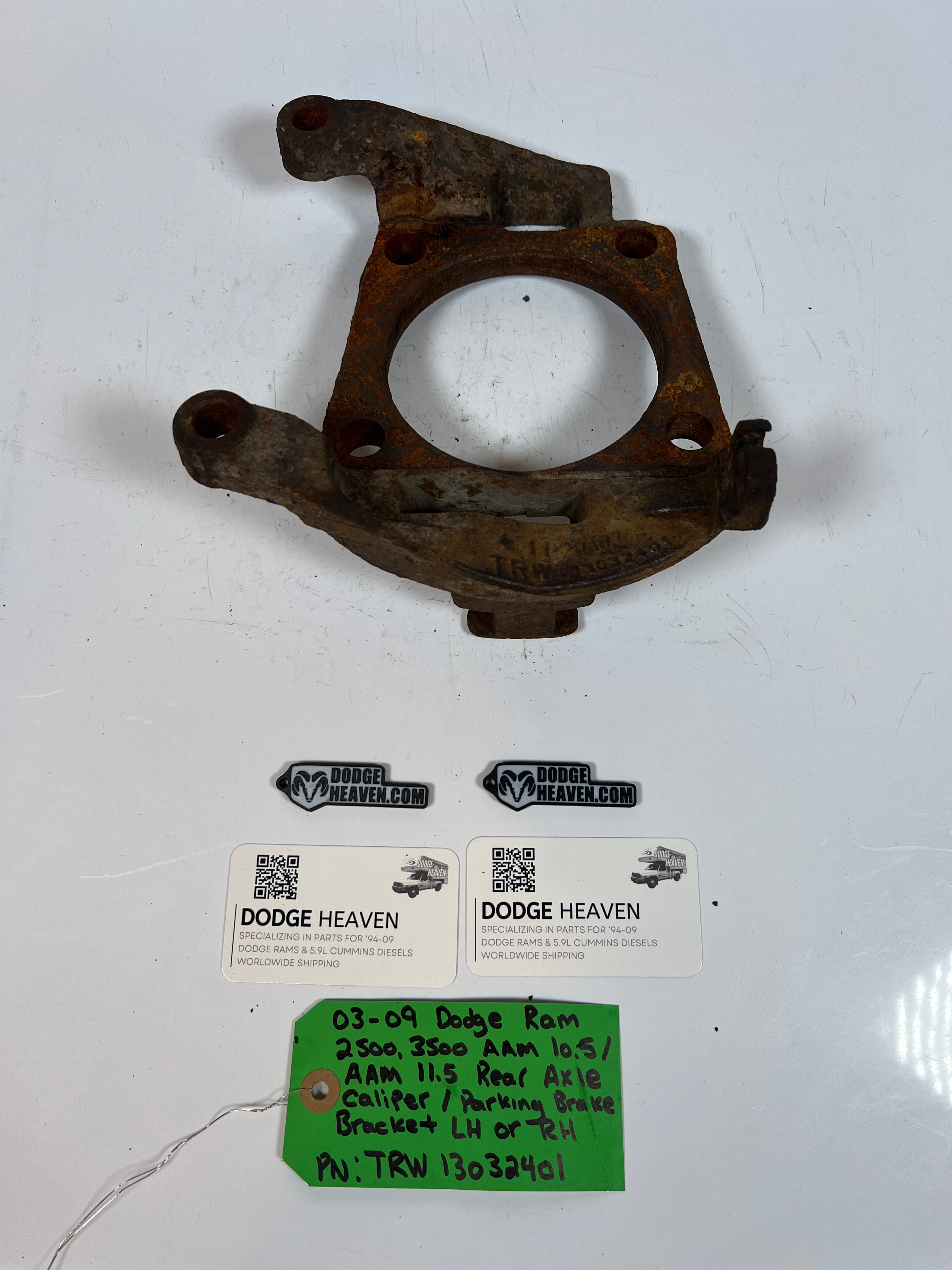 2003-2009 Dodge Ram 2500 3500 Rear Axle Caliper / Parking Brake Bracket