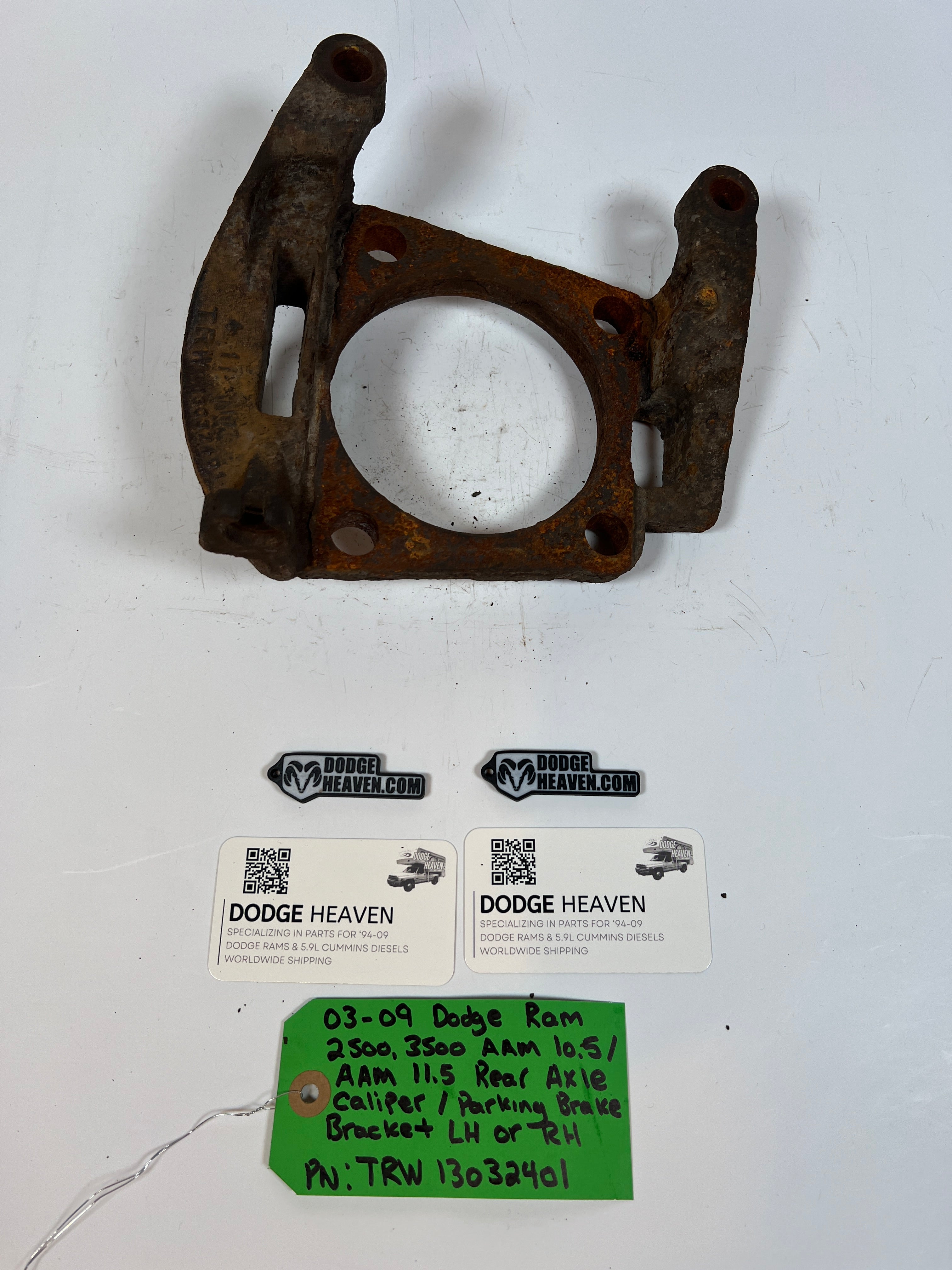 2003-2009 Dodge Ram 2500 3500 Rear Axle Caliper / Parking Brake Bracket