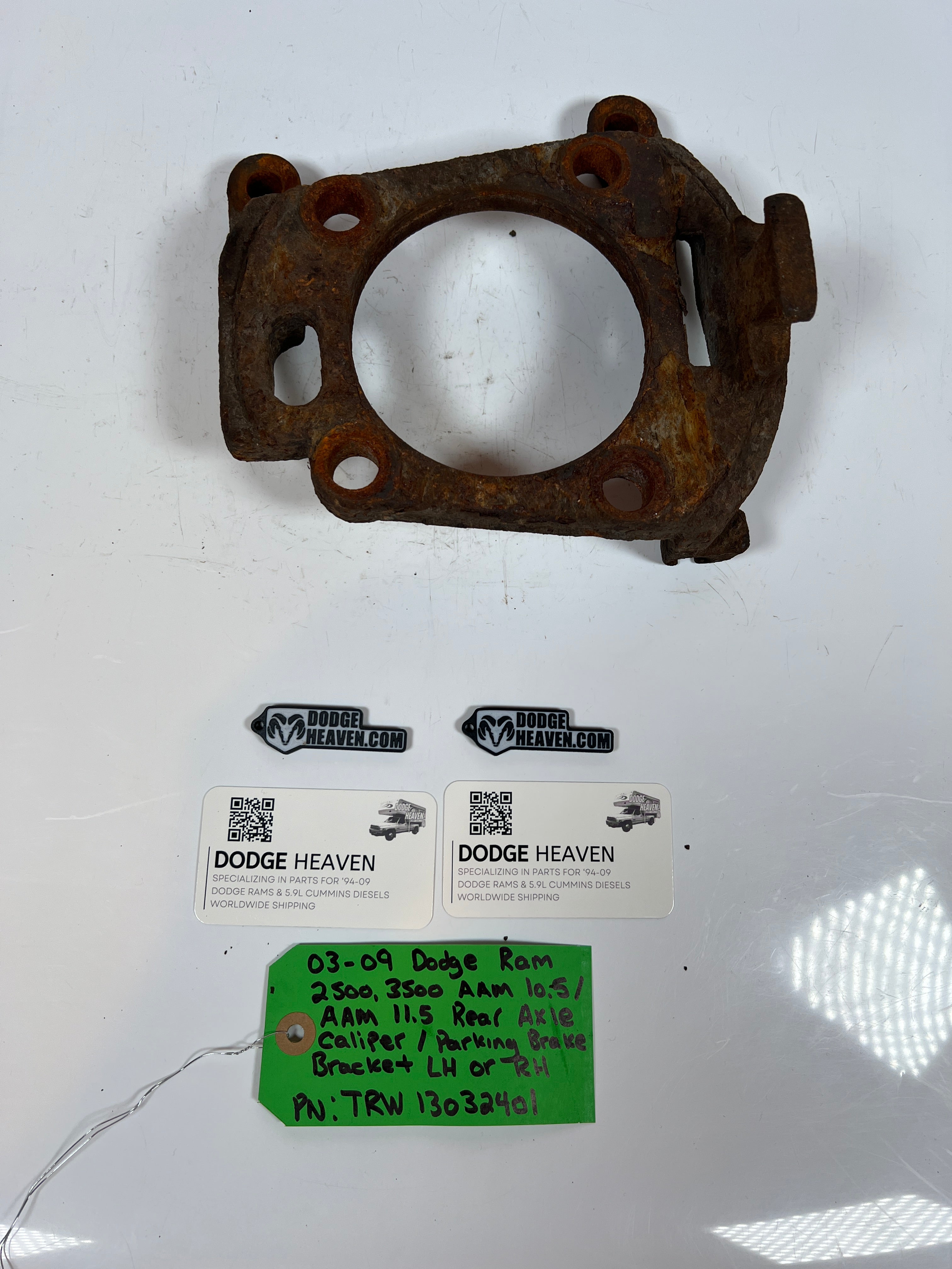 2003-2009 Dodge Ram 2500 3500 Rear Axle Caliper / Parking Brake Bracket