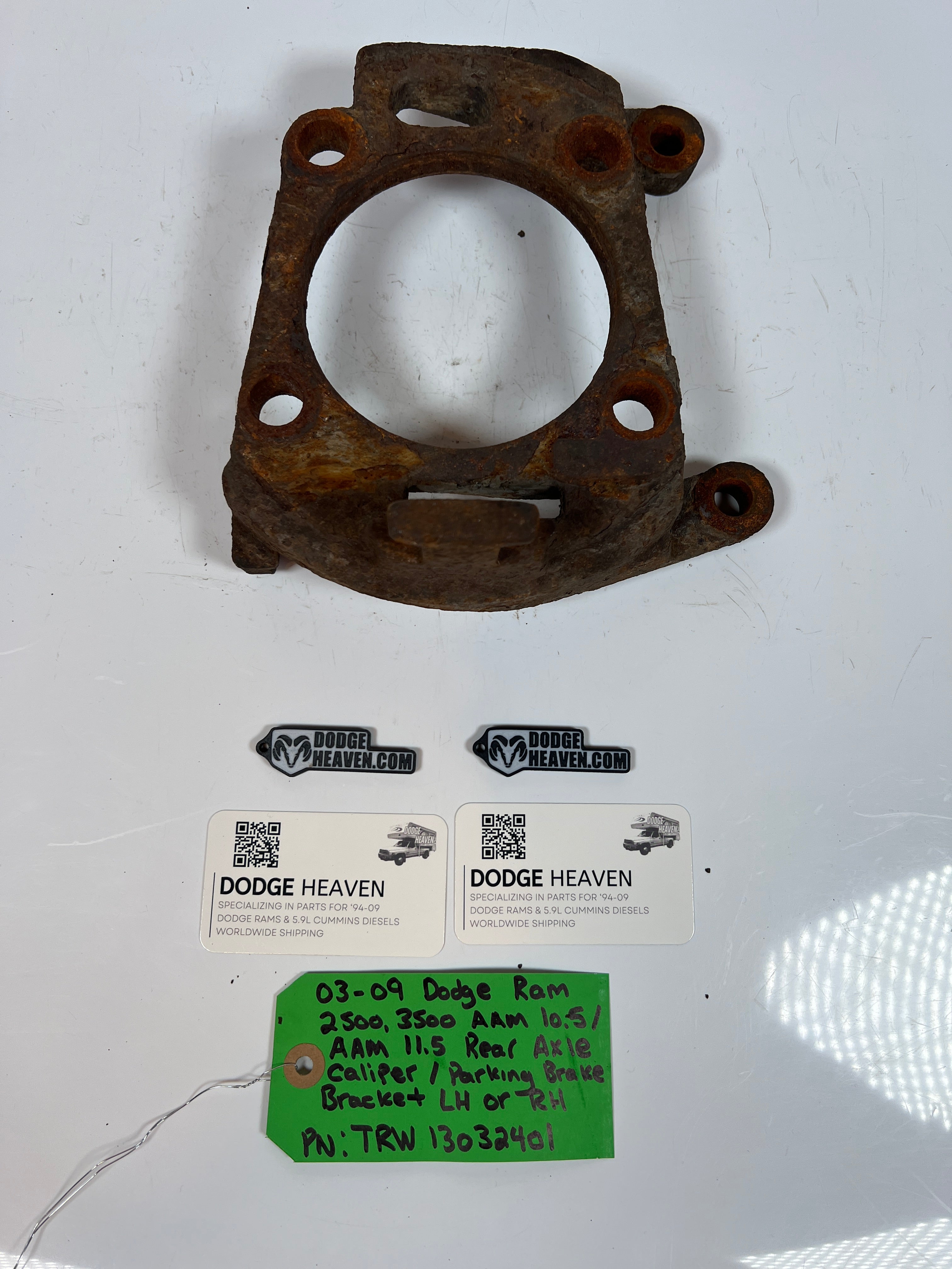 2003-2009 Dodge Ram 2500 3500 Rear Axle Caliper / Parking Brake Bracket