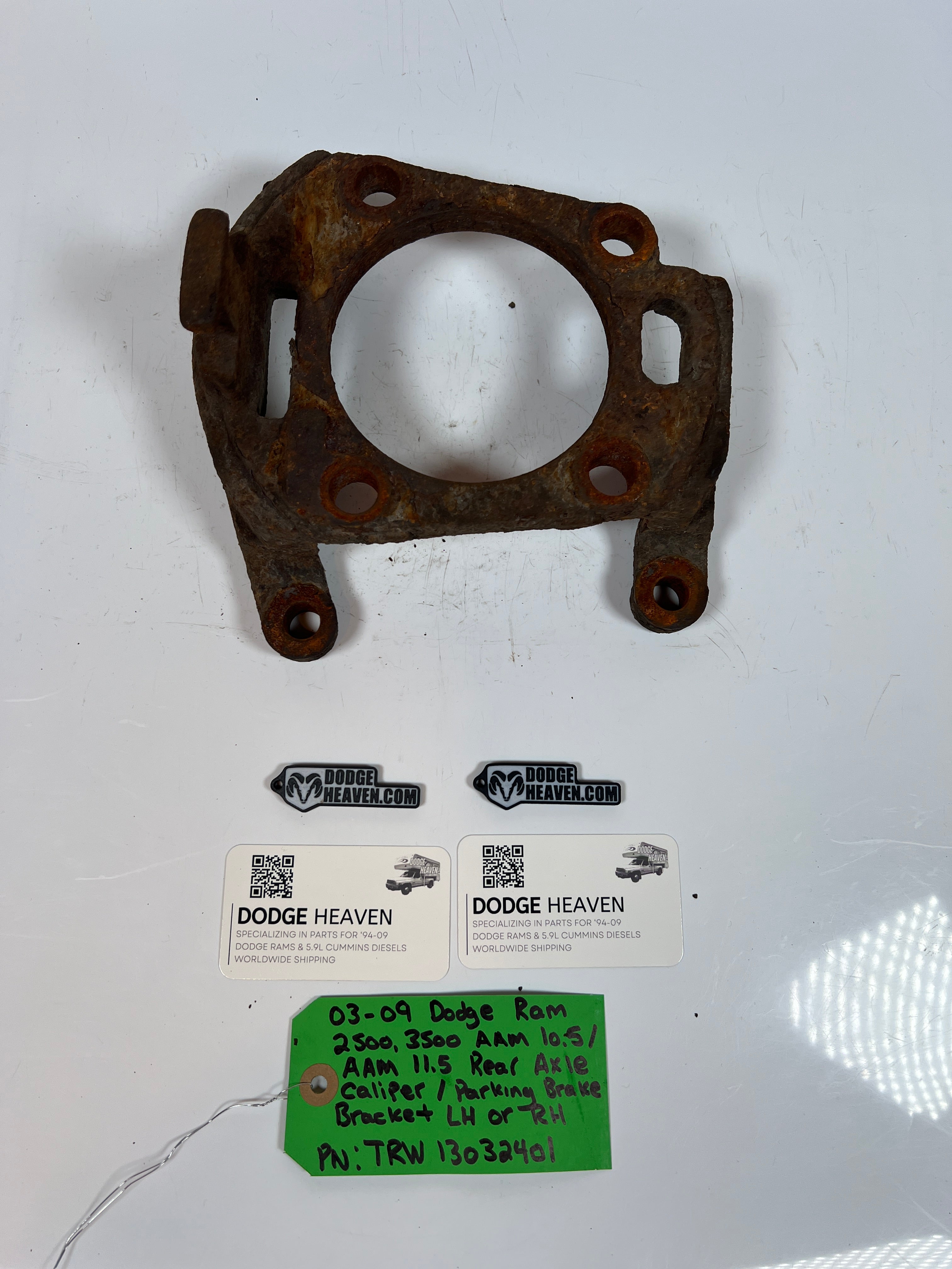 2003-2009 Dodge Ram 2500 3500 Rear Axle Caliper / Parking Brake Bracket