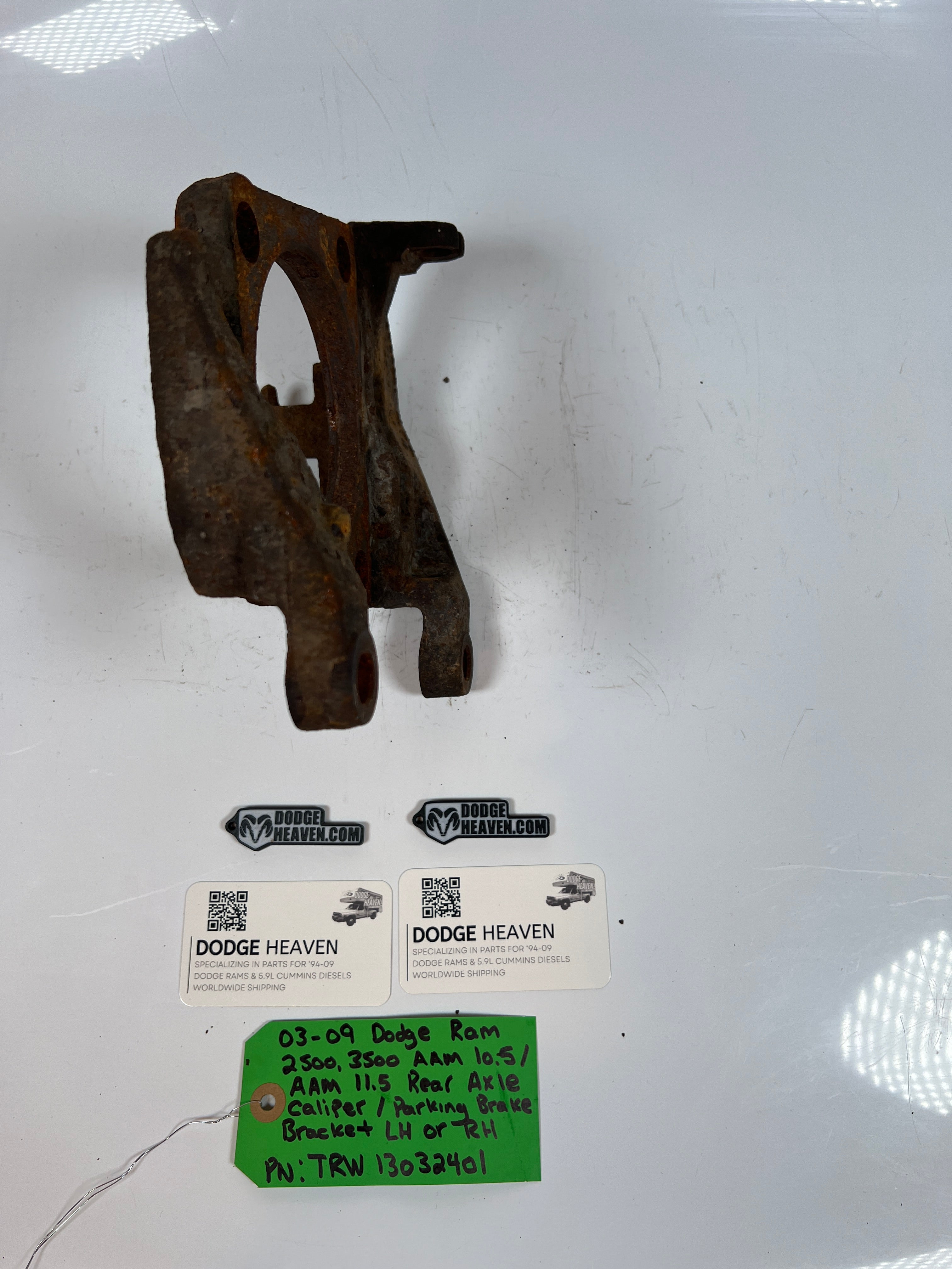 2003-2009 Dodge Ram 2500 3500 Rear Axle Caliper / Parking Brake Bracket