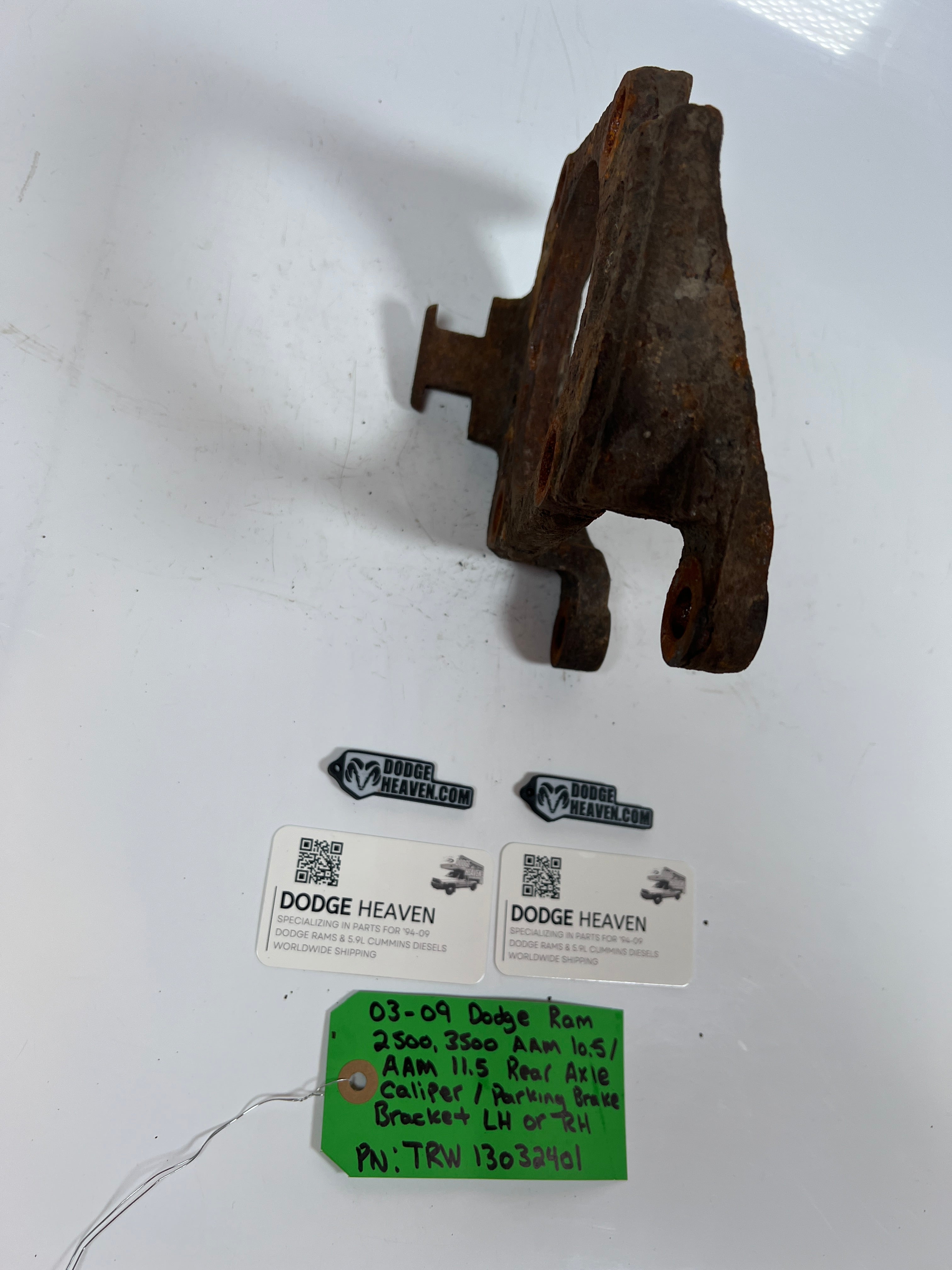 2003-2009 Dodge Ram 2500 3500 Rear Axle Caliper / Parking Brake Bracket