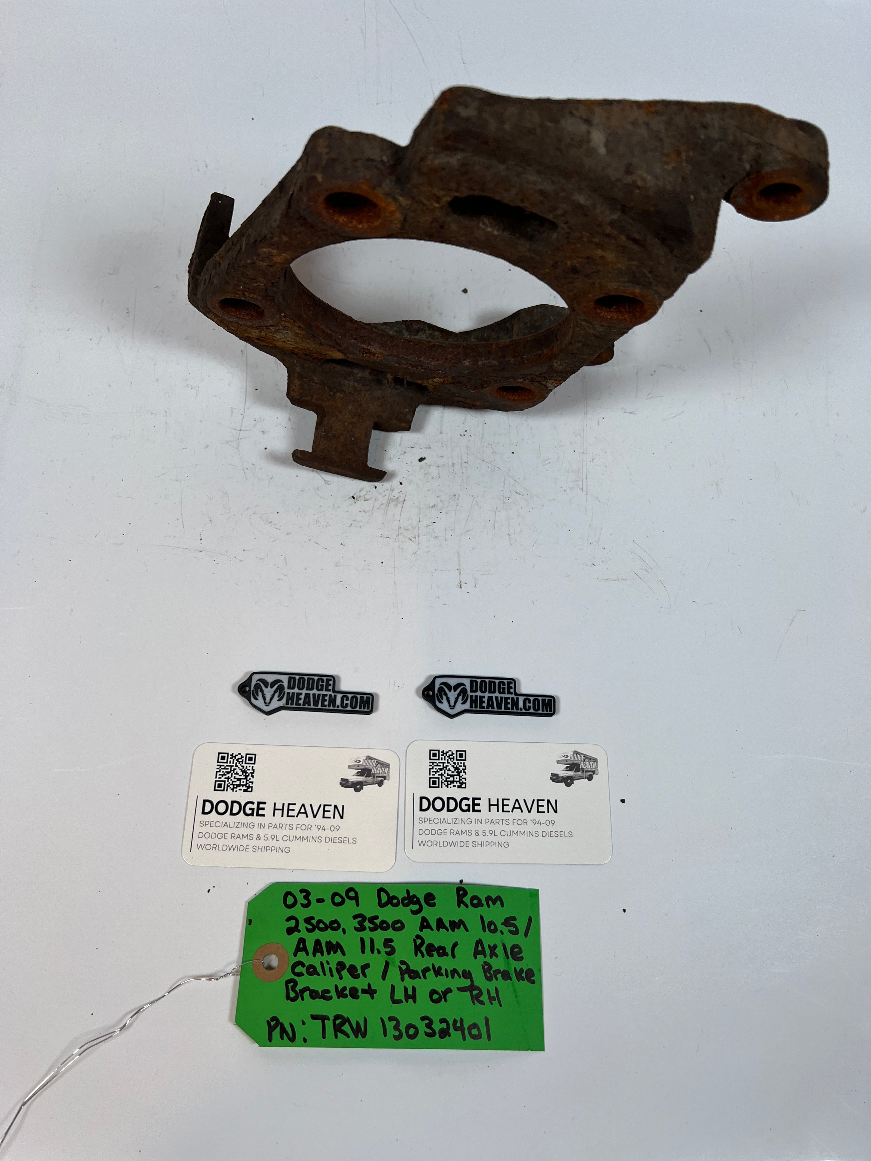 2003-2009 Dodge Ram 2500 3500 Rear Axle Caliper / Parking Brake Bracket