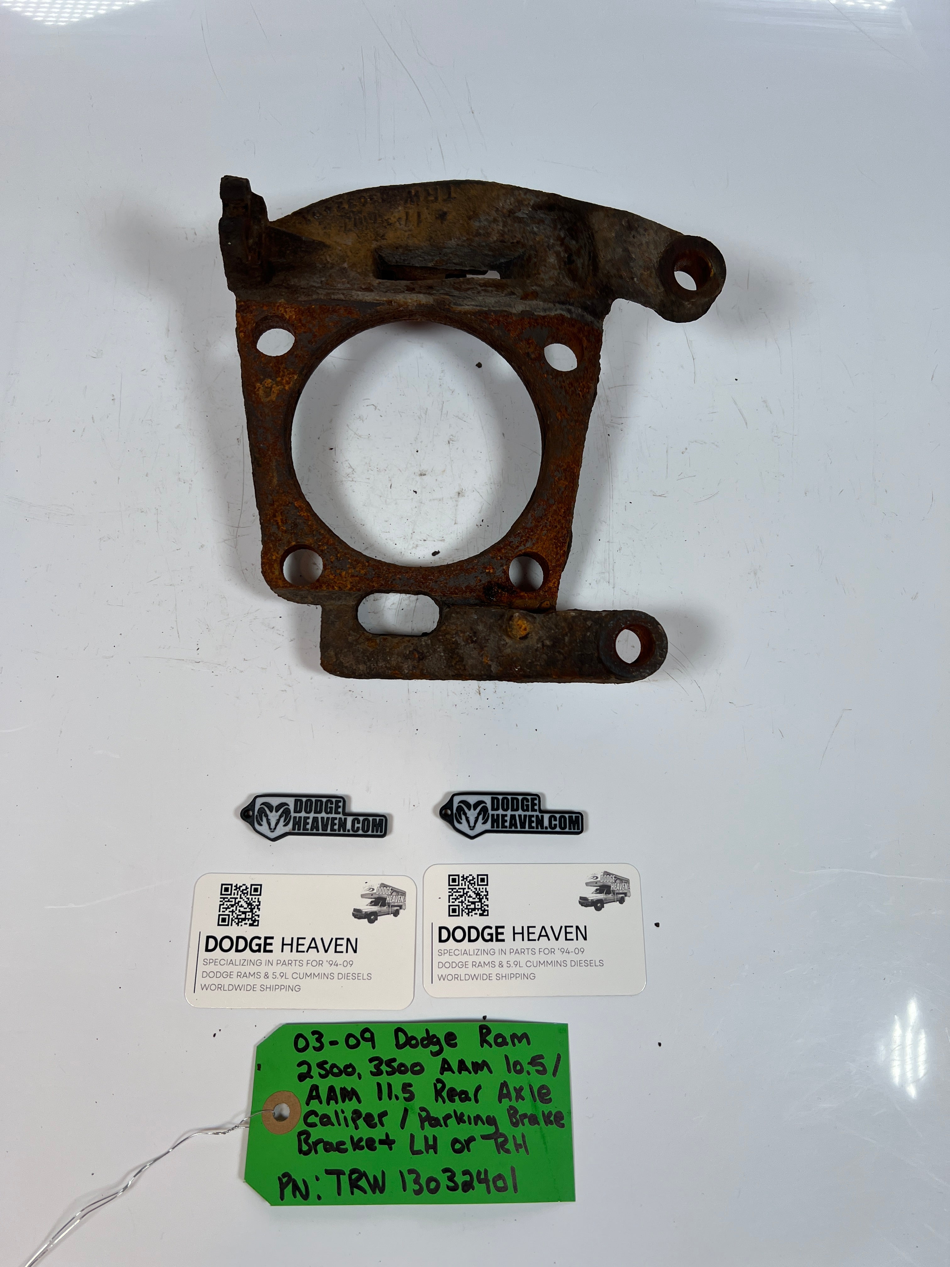 2003-2009 Dodge Ram 2500 3500 Rear Axle Caliper / Parking Brake Bracket
