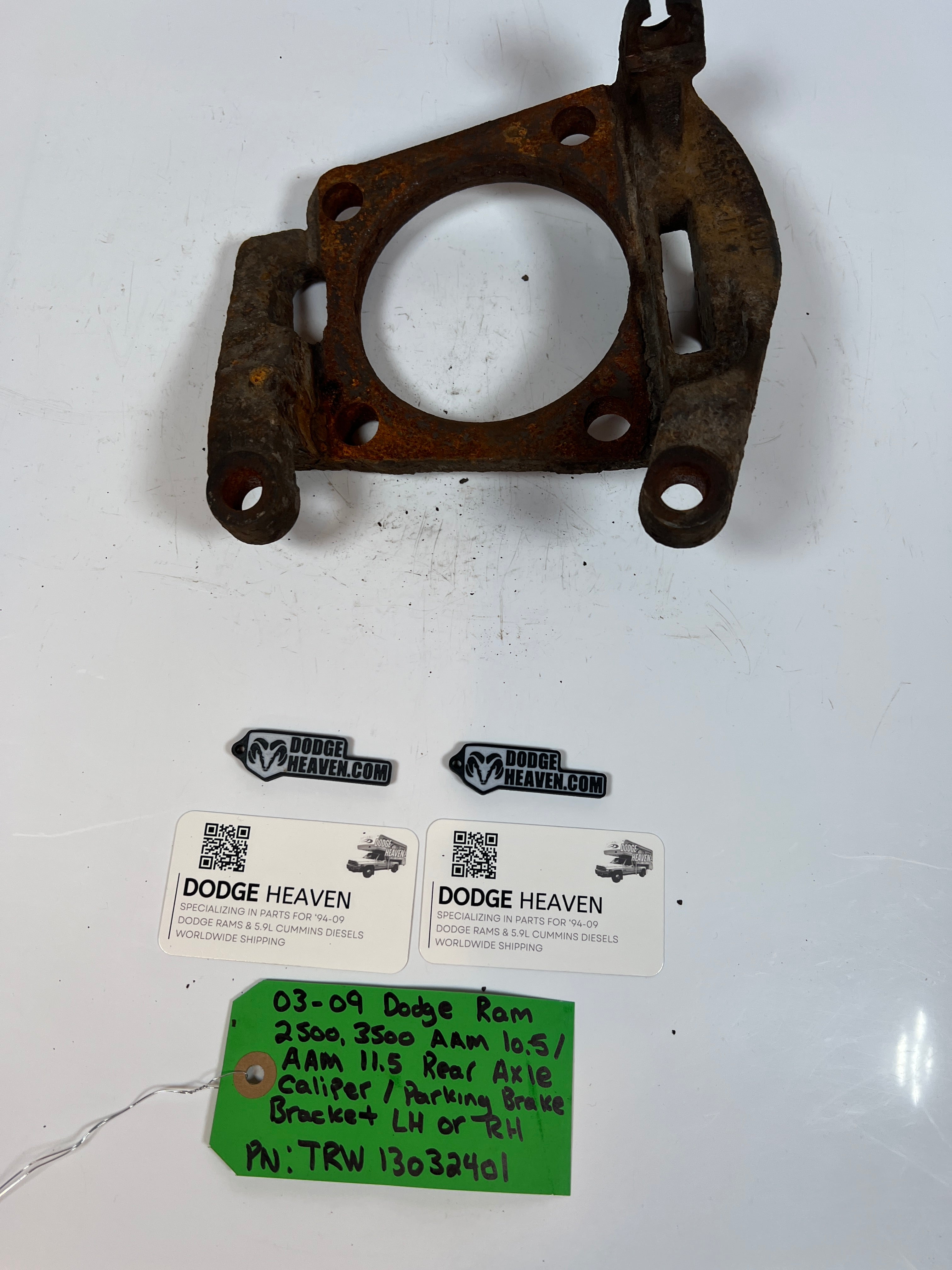 2003-2009 Dodge Ram 2500 3500 Rear Axle Caliper / Parking Brake Bracket