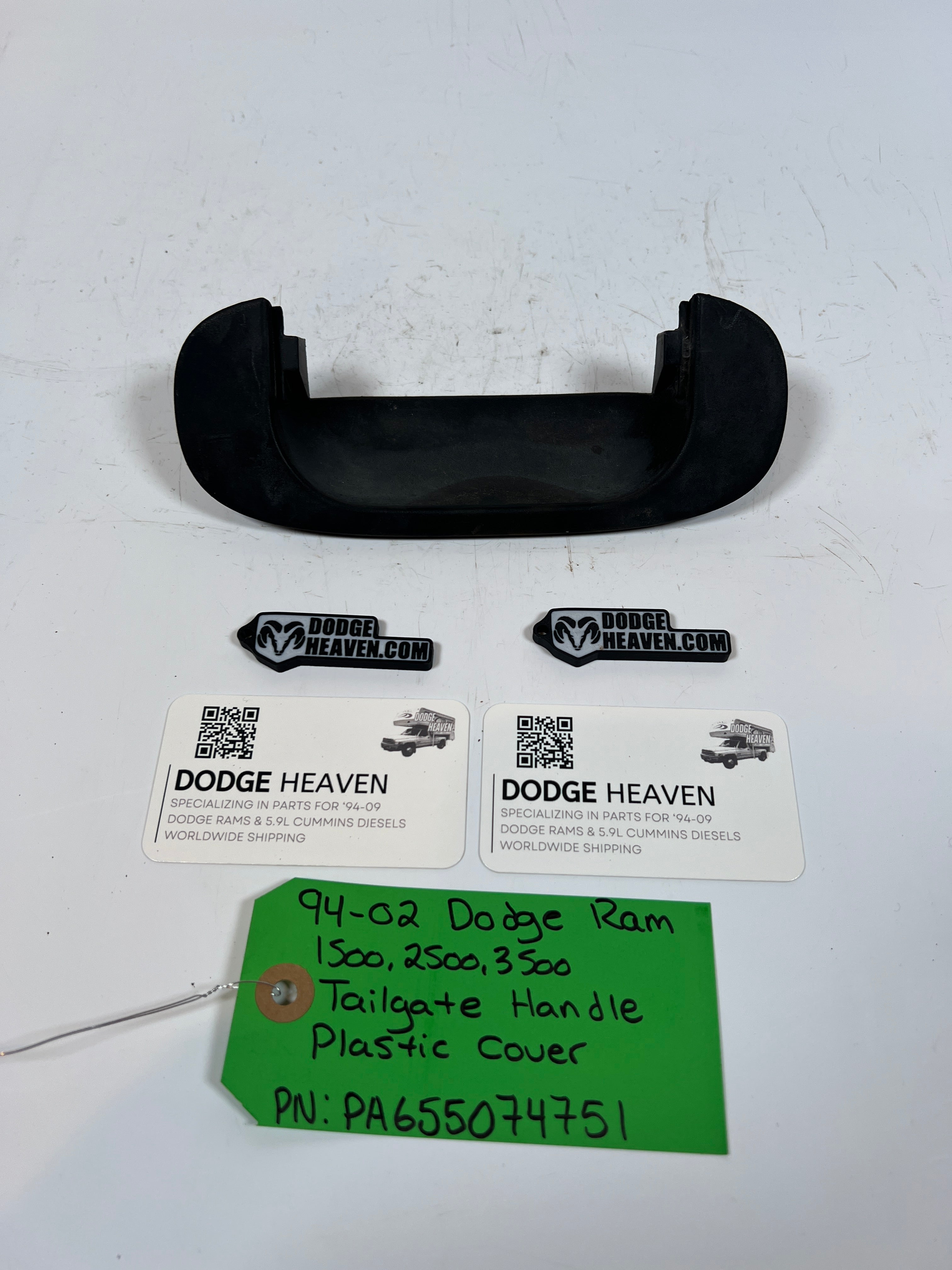 1994-2002 Dodge Ram 1500 2500 3500 Tailgate Handle Plastic Cover