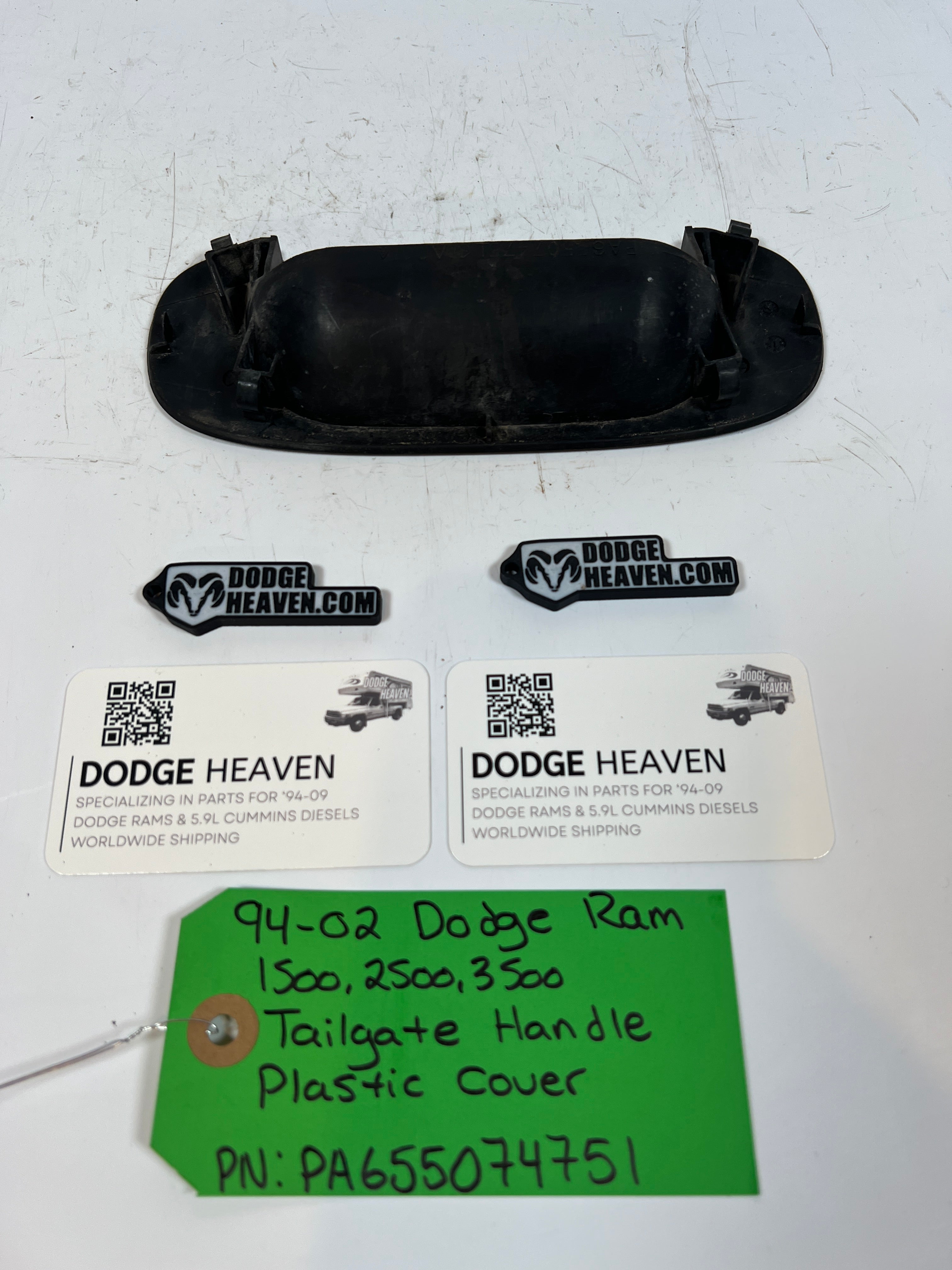 1994-2002 Dodge Ram 1500 2500 3500 Tailgate Handle Plastic Cover