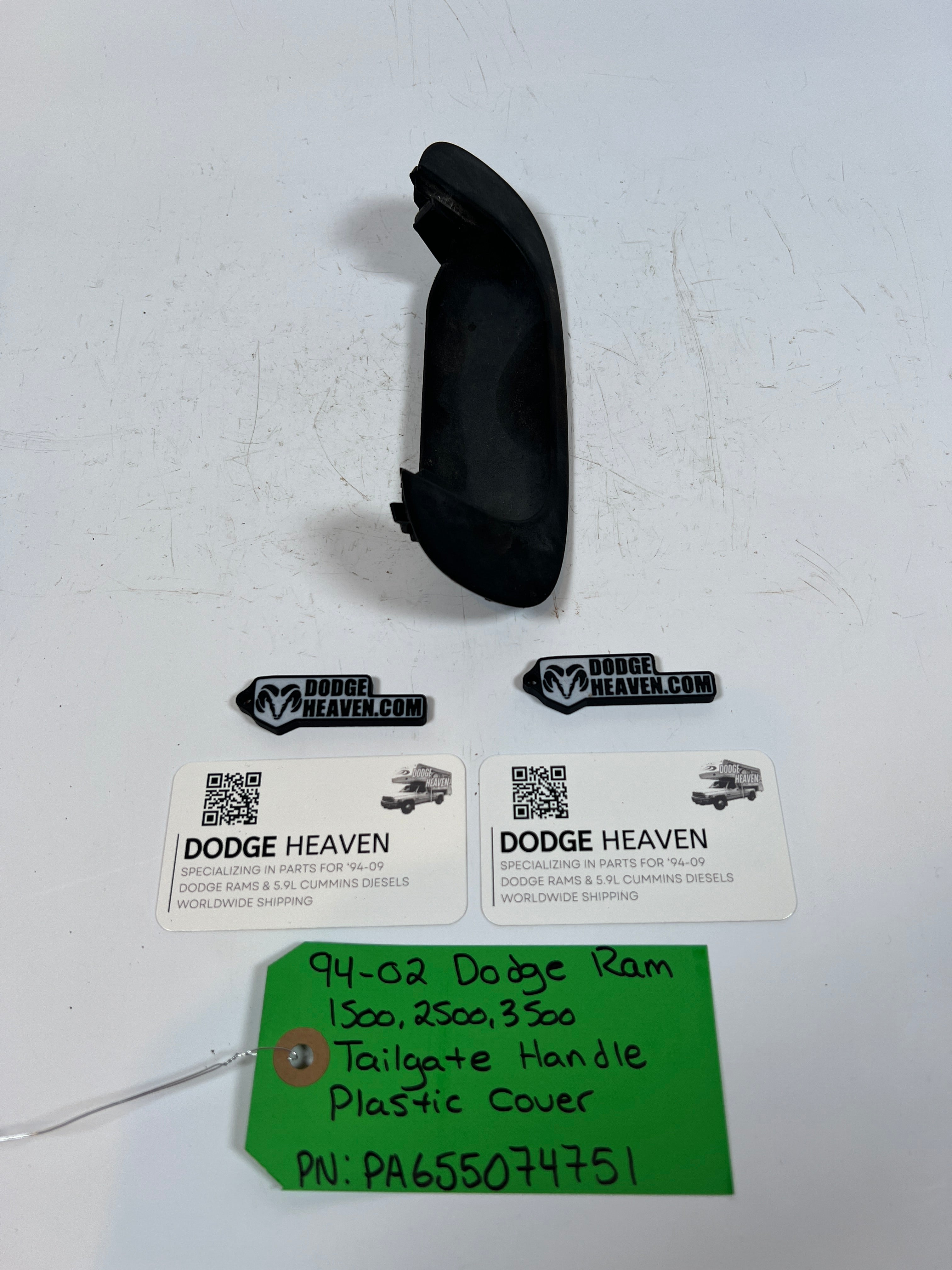 1994-2002 Dodge Ram 1500 2500 3500 Tailgate Handle Plastic Cover