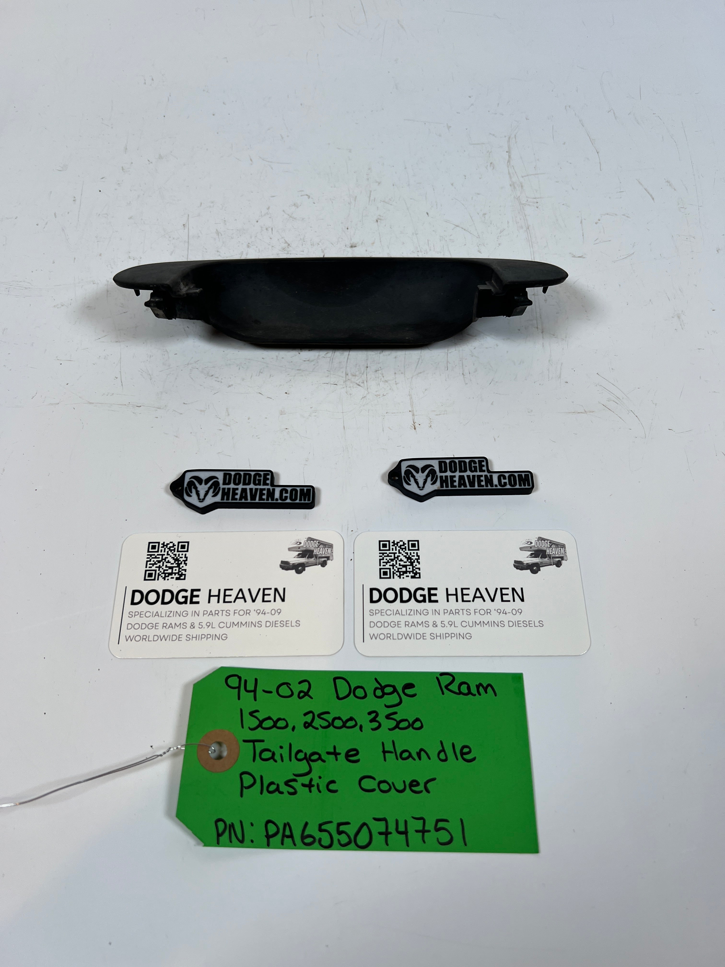 1994-2002 Dodge Ram 1500 2500 3500 Tailgate Handle Plastic Cover