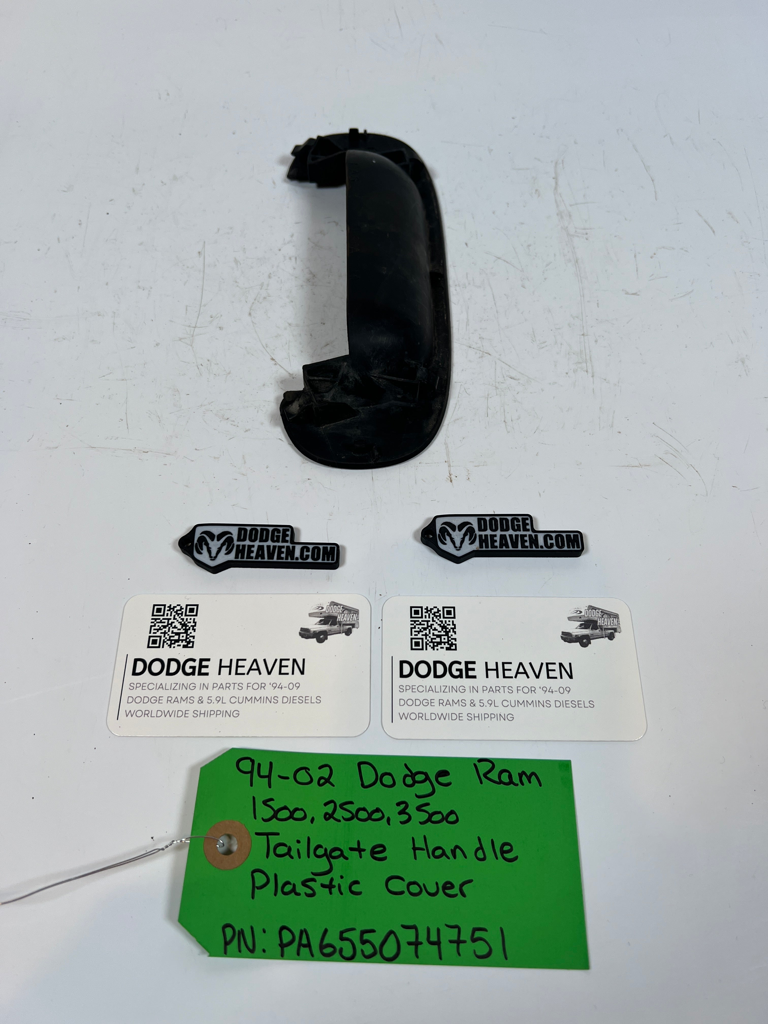 1994-2002 Dodge Ram 1500 2500 3500 Tailgate Handle Plastic Cover