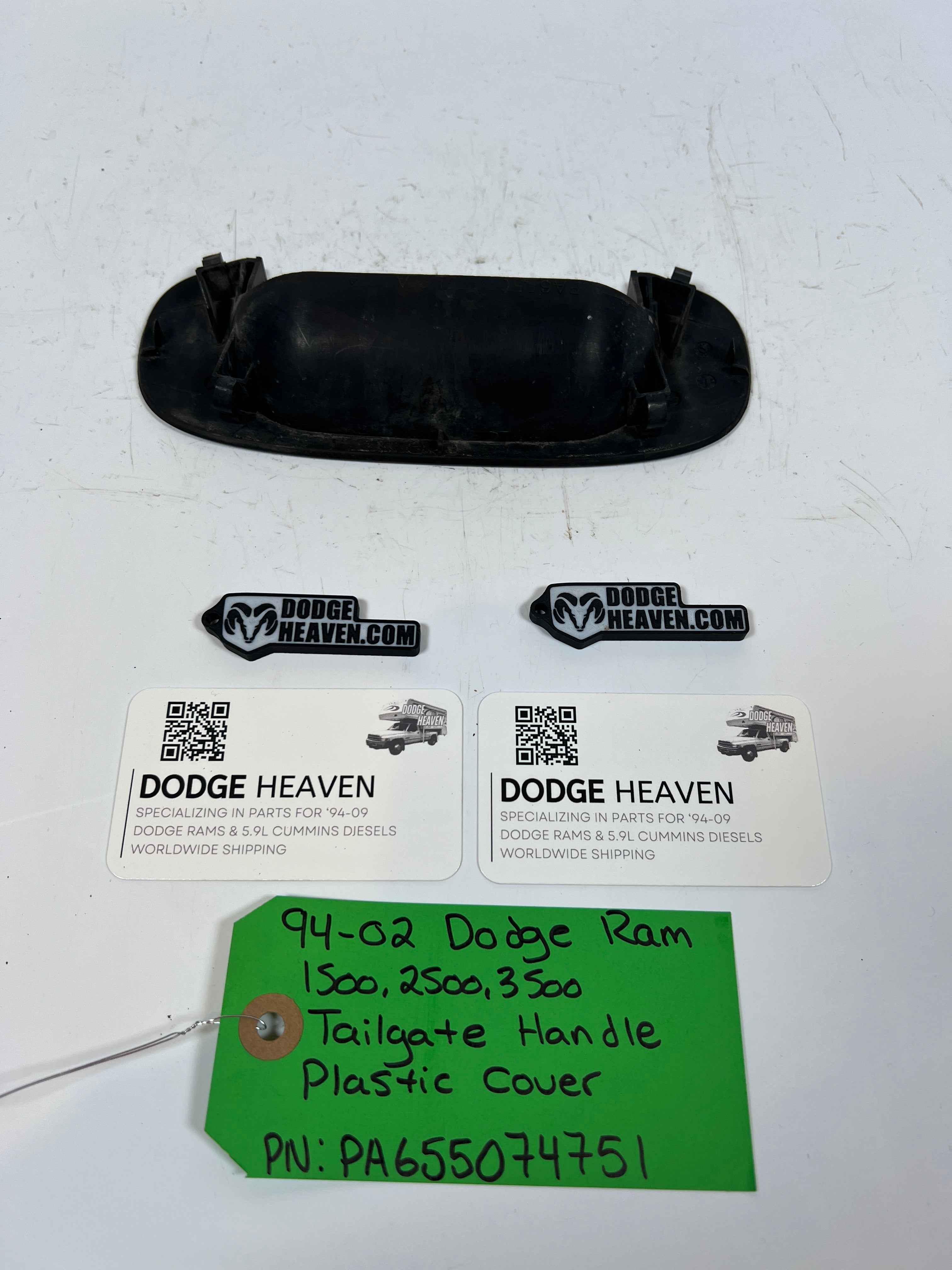1994-2002 Dodge Ram 1500 2500 3500 Tailgate Handle Plastic Cover