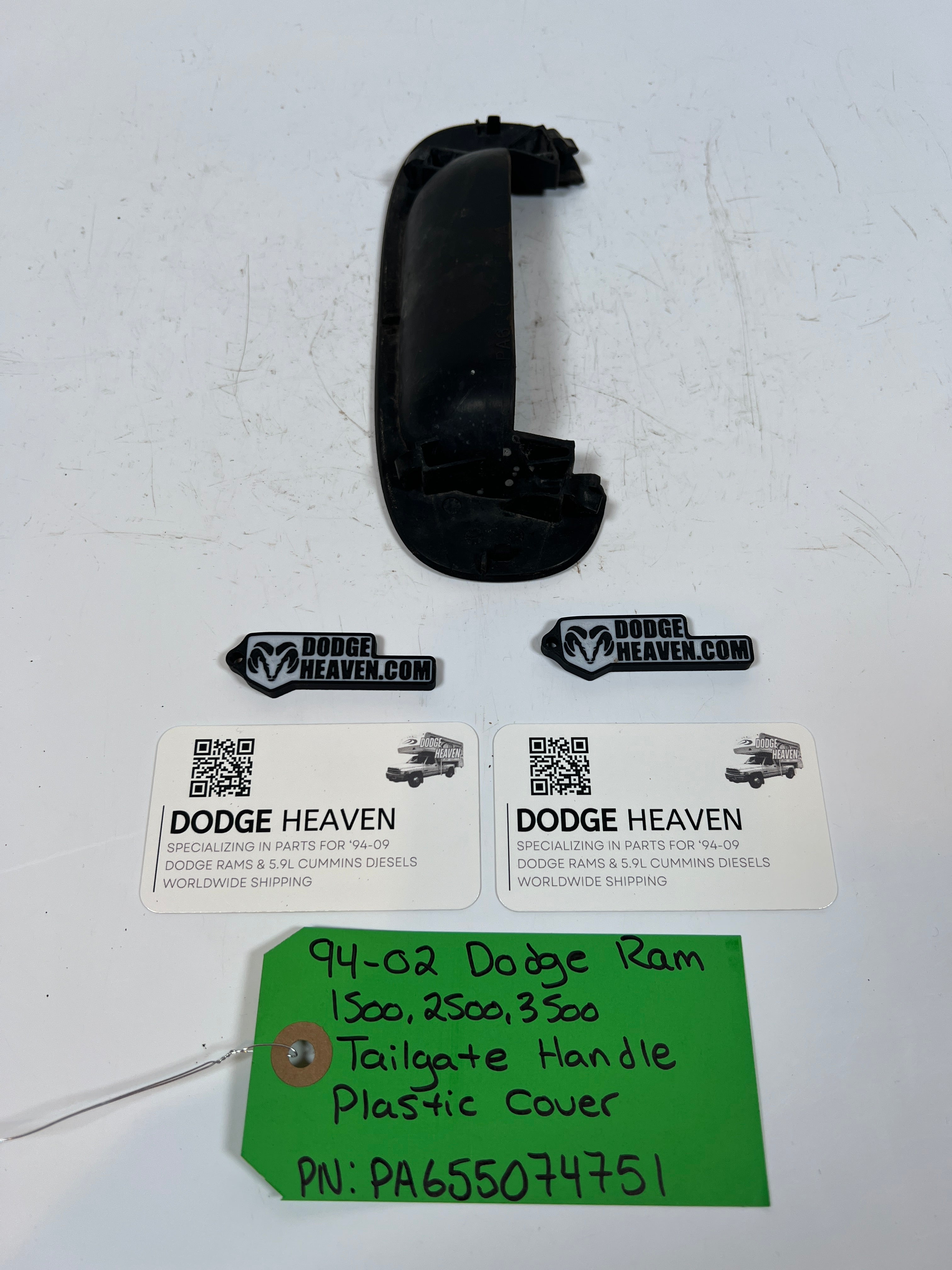 1994-2002 Dodge Ram 1500 2500 3500 Tailgate Handle Plastic Cover