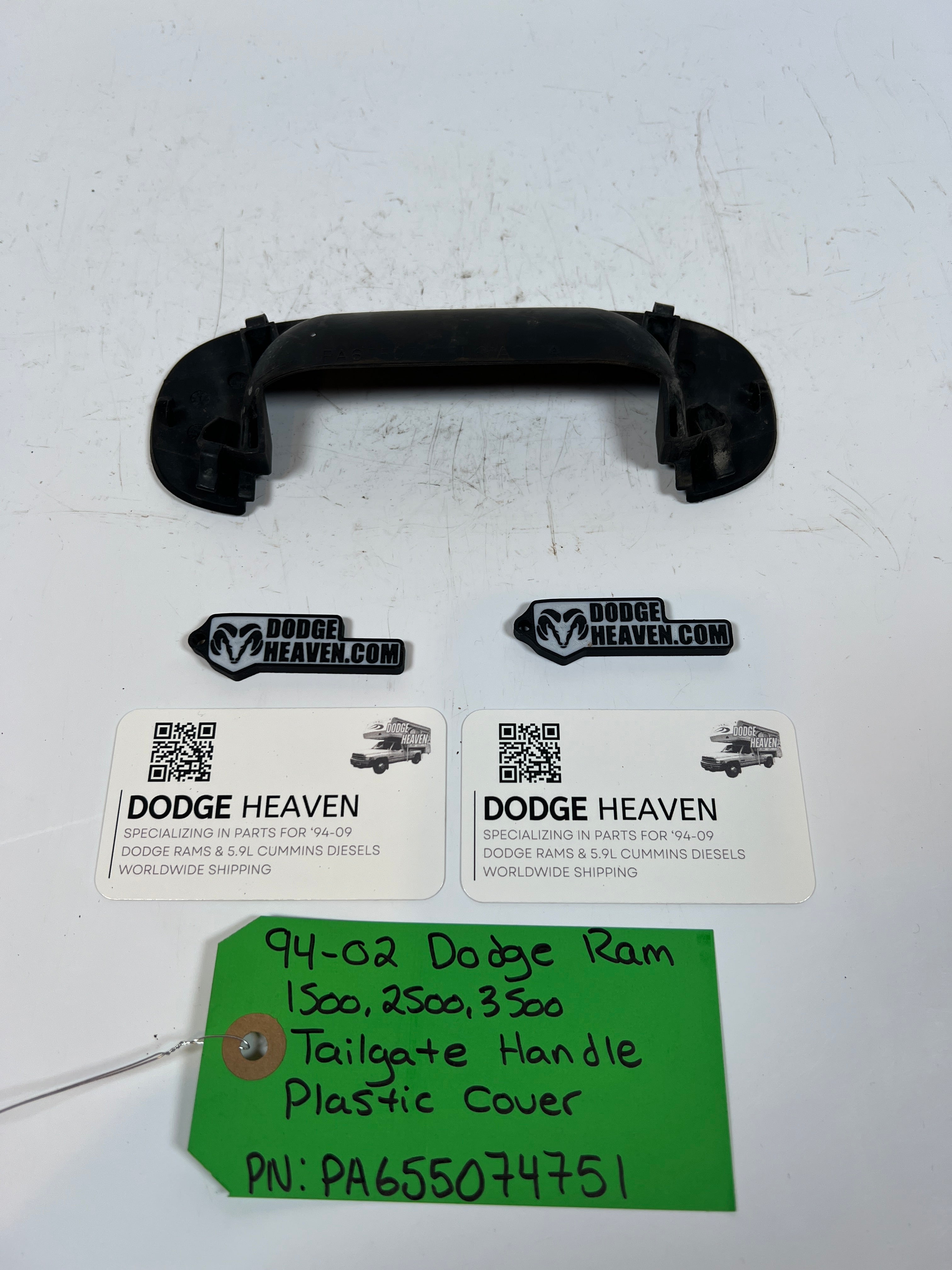 1994-2002 Dodge Ram 1500 2500 3500 Tailgate Handle Plastic Cover