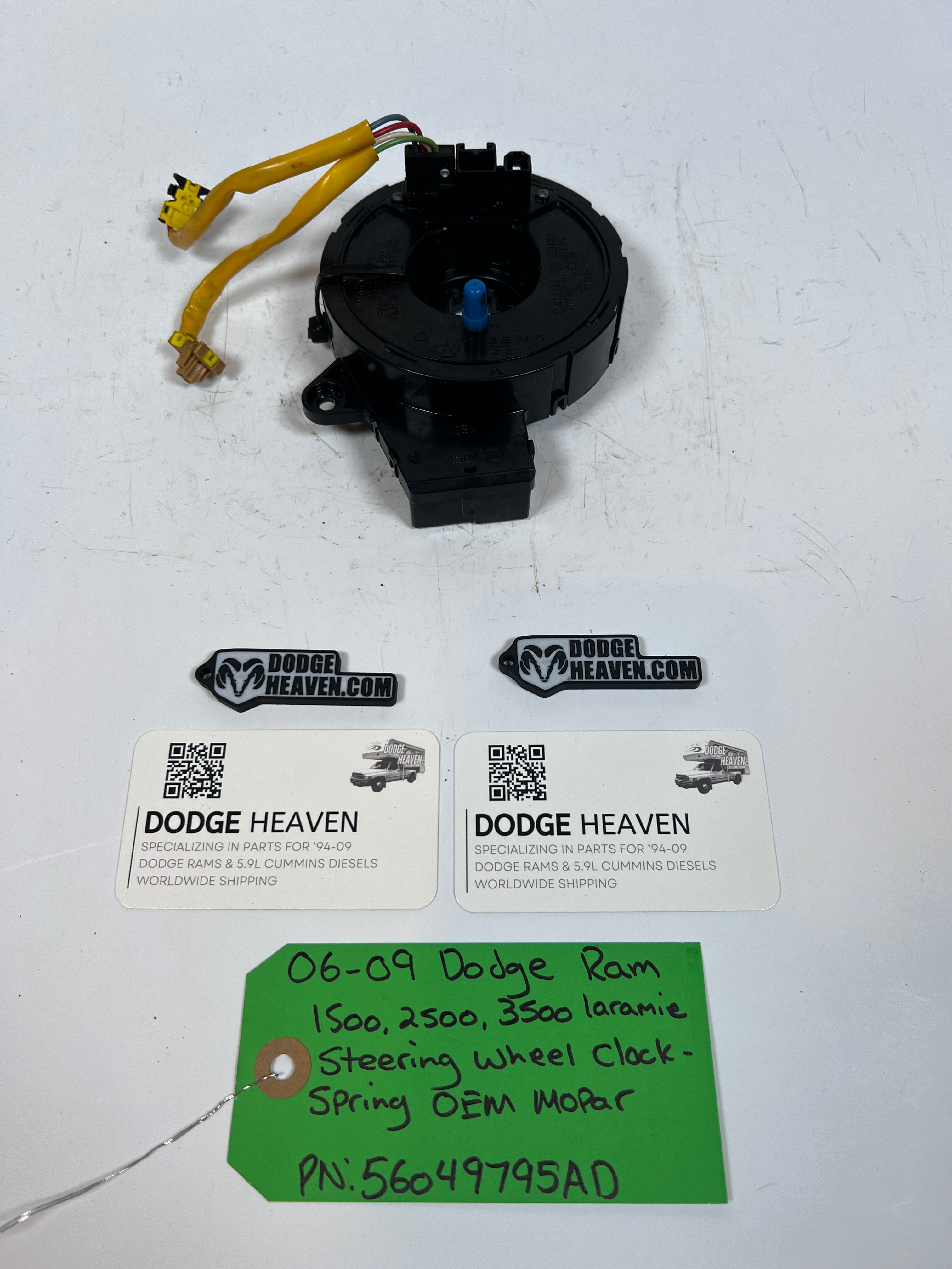 2006-2009 Dodge Ram 1500 2500 3500 Steering Wheel Clock-Spring