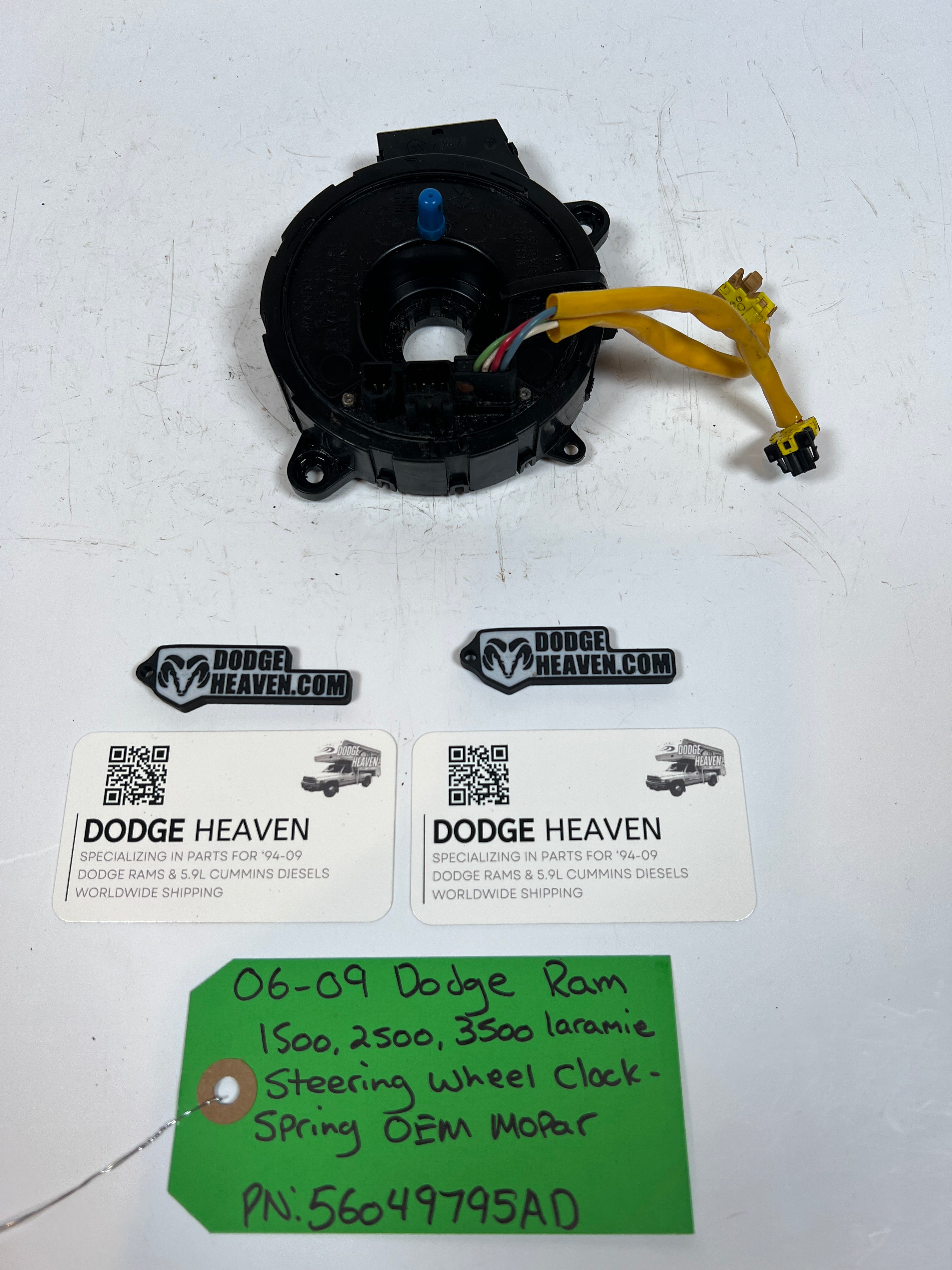 2006-2009 Dodge Ram 1500 2500 3500 Steering Wheel Clock-Spring
