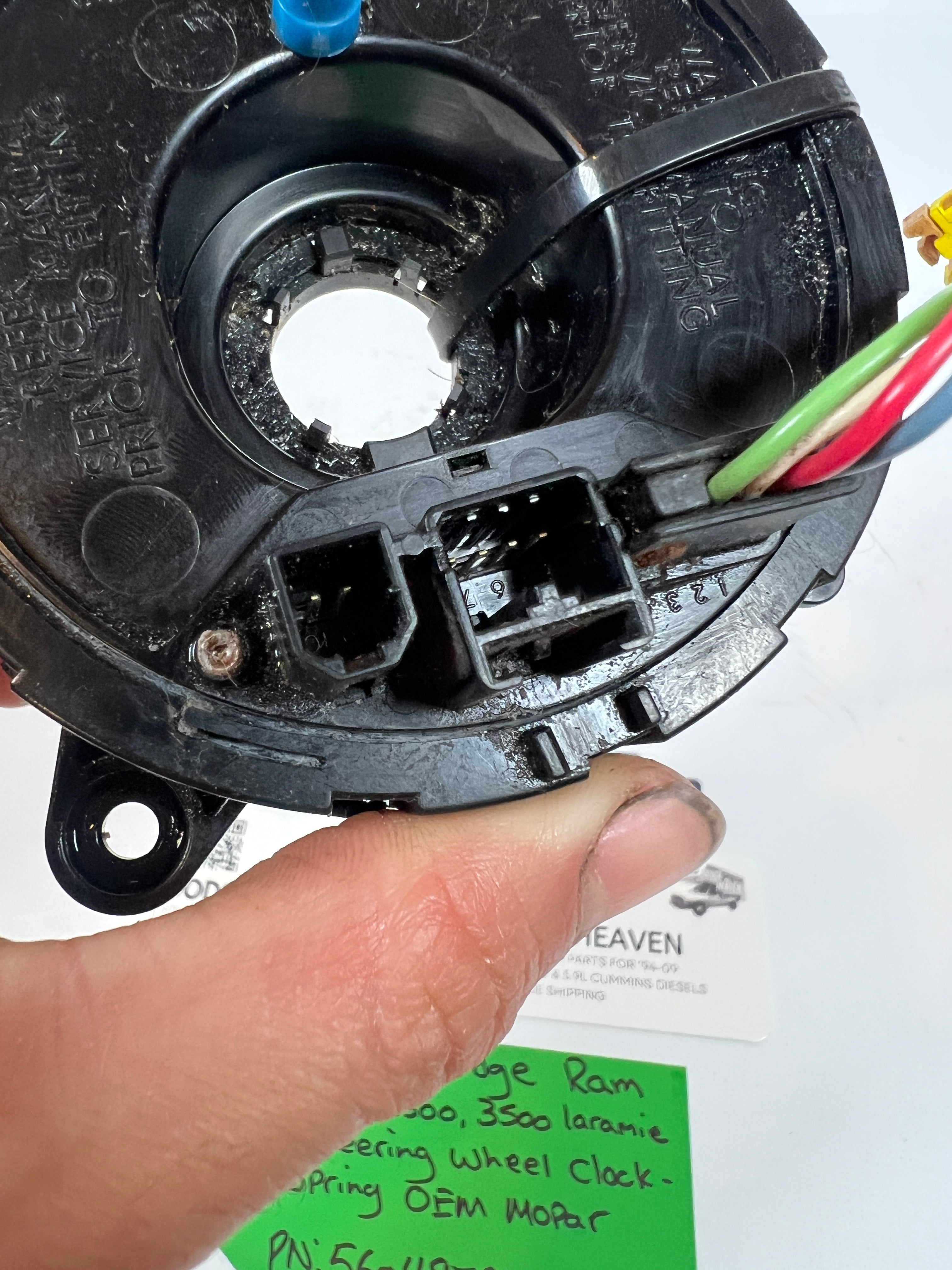 2006-2009 Dodge Ram 1500 2500 3500 Steering Wheel Clock-Spring