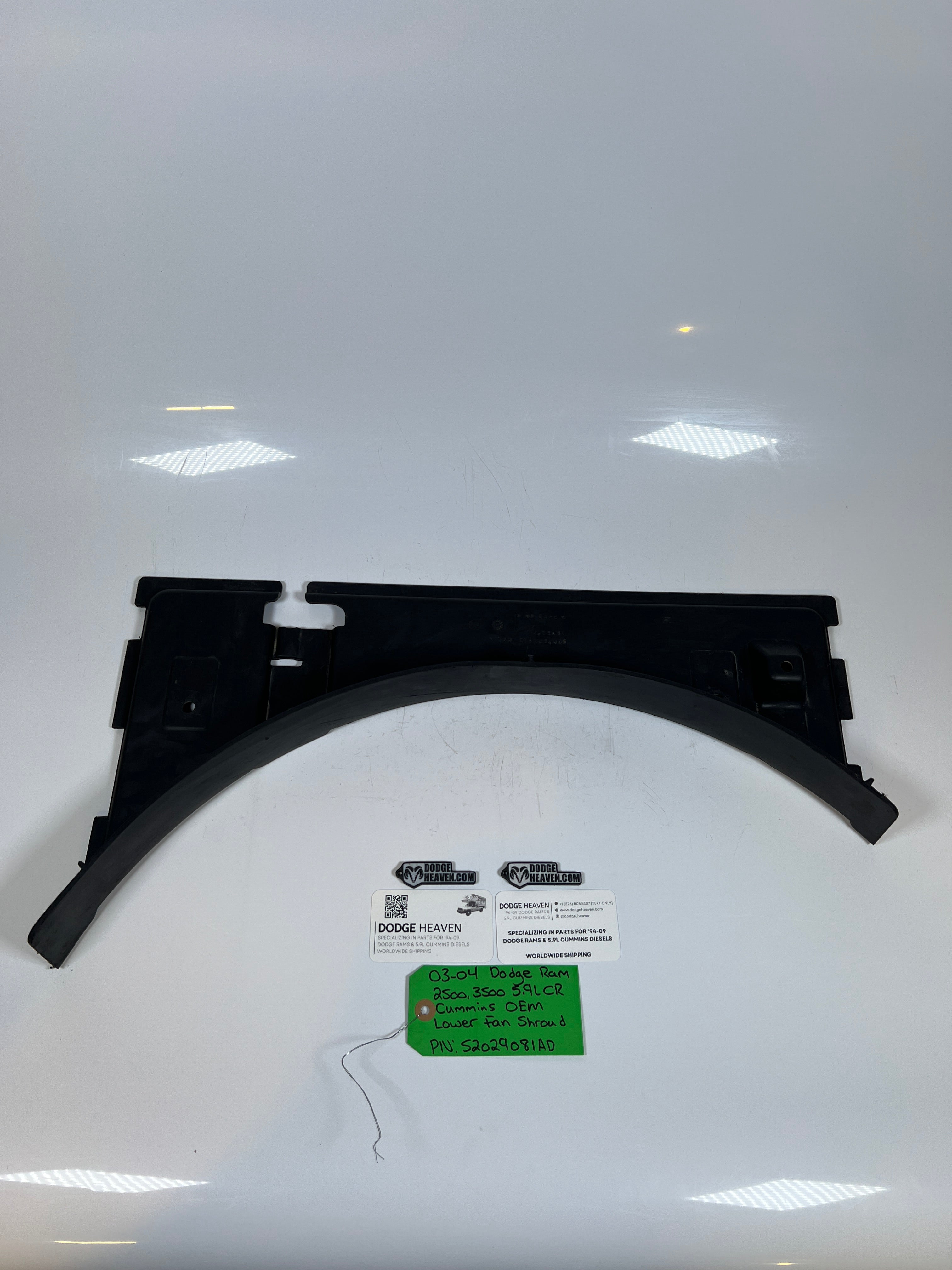 2003-2004 Dodge Ram 2500 3500 5.9l Cummins Lower Fan Shroud