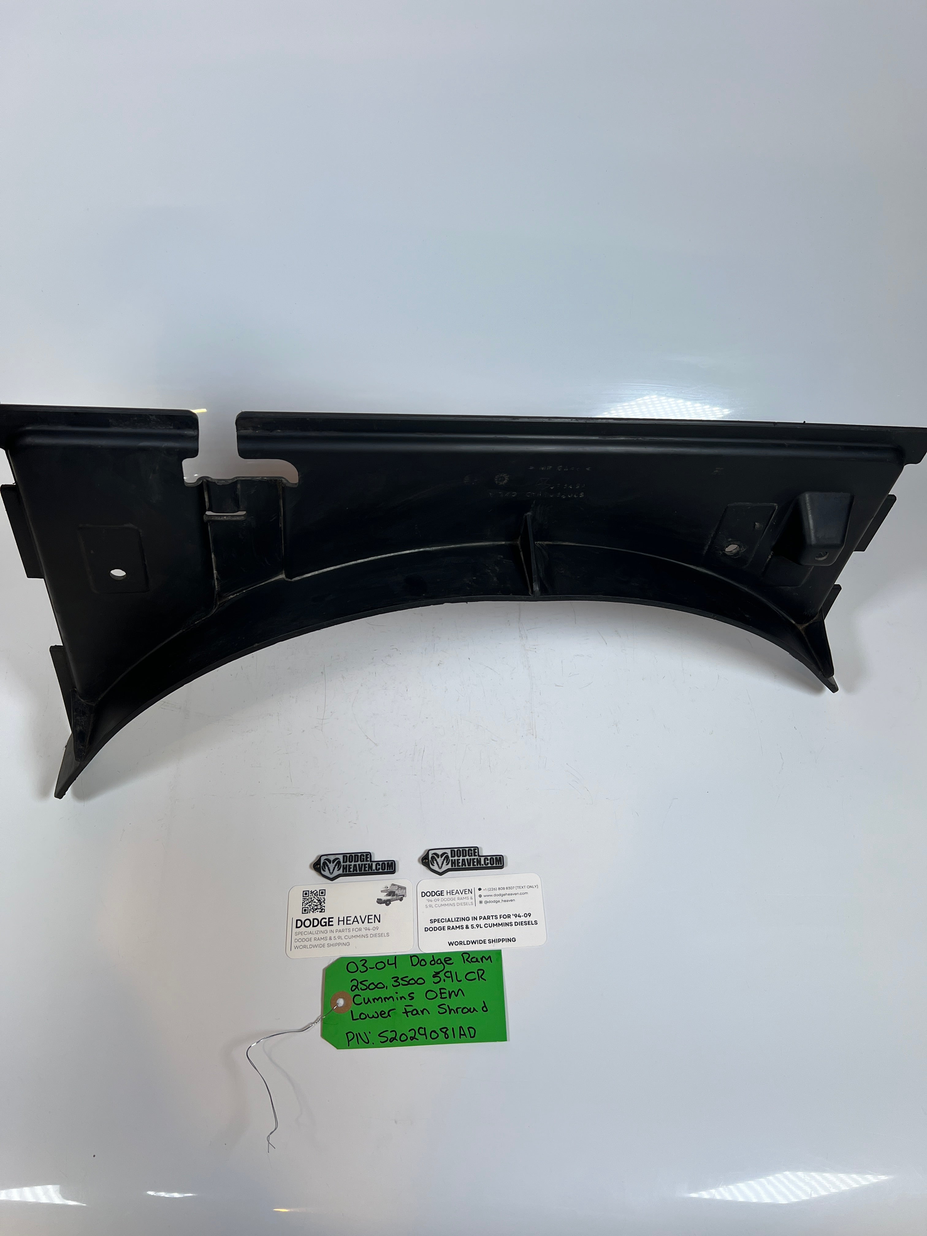 2003-2004 Dodge Ram 2500 3500 5.9l Cummins Lower Fan Shroud