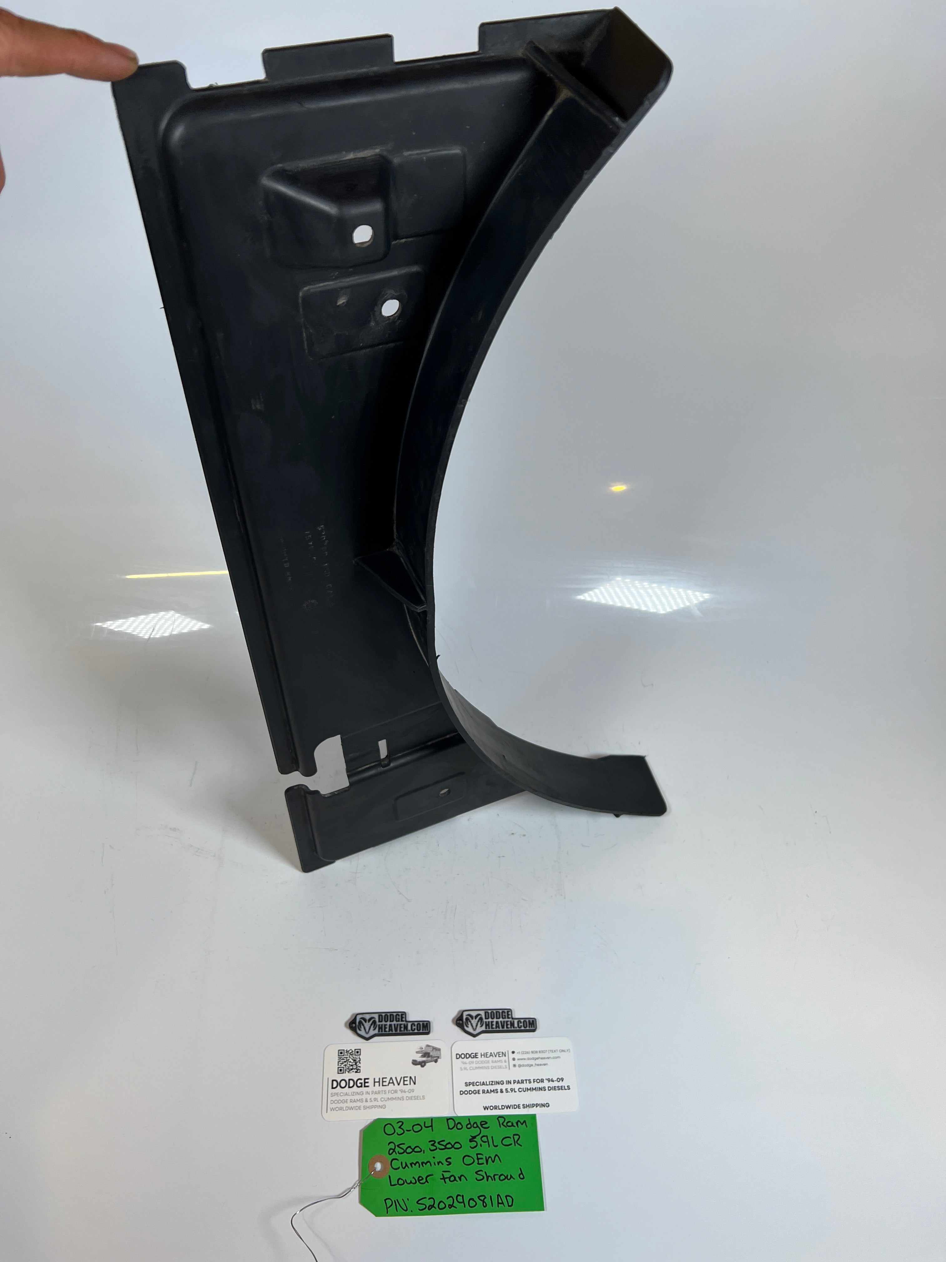 2003-2004 Dodge Ram 2500 3500 5.9l Cummins Lower Fan Shroud