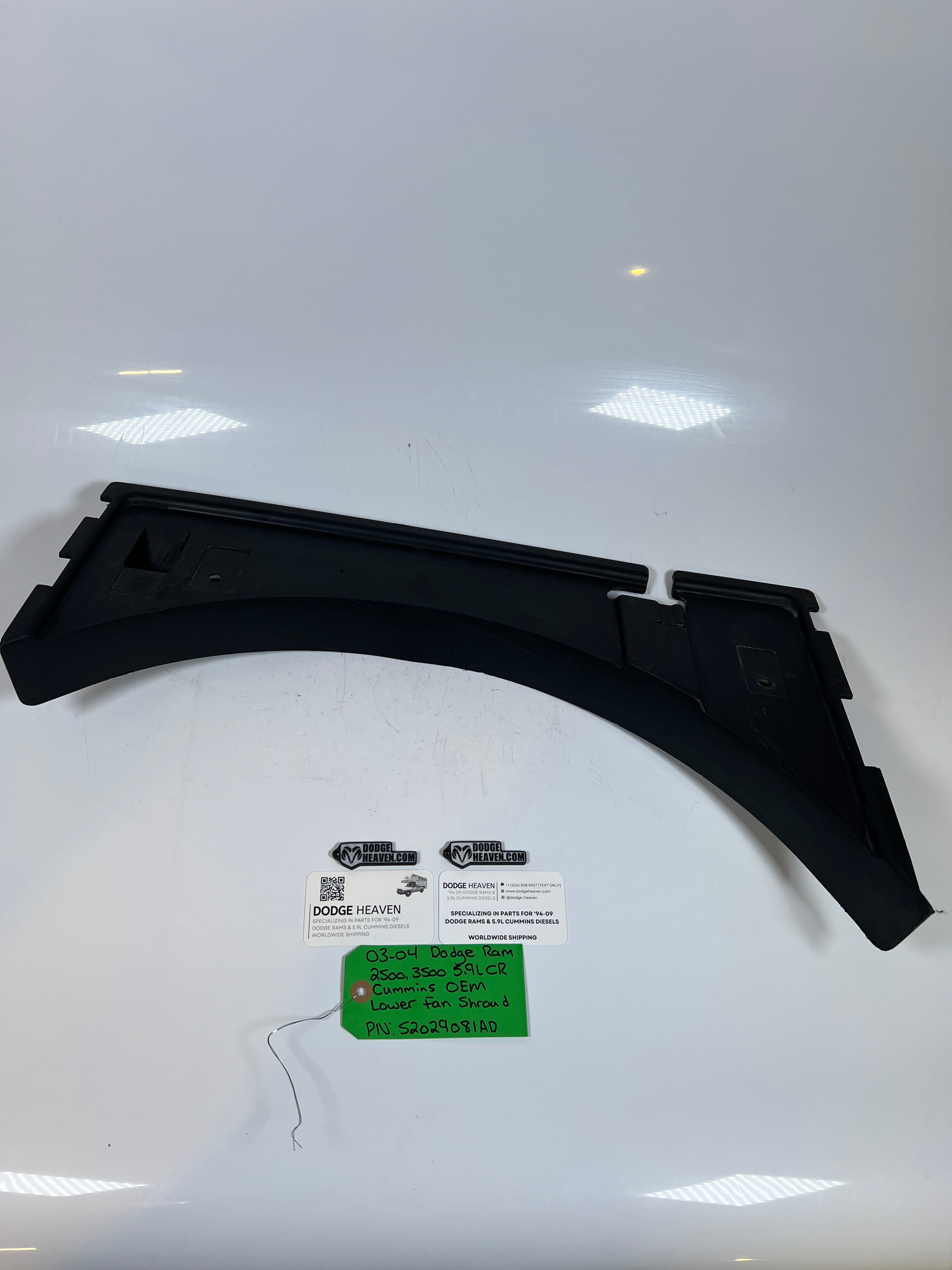 2003-2004 Dodge Ram 2500 3500 5.9l Cummins Lower Fan Shroud