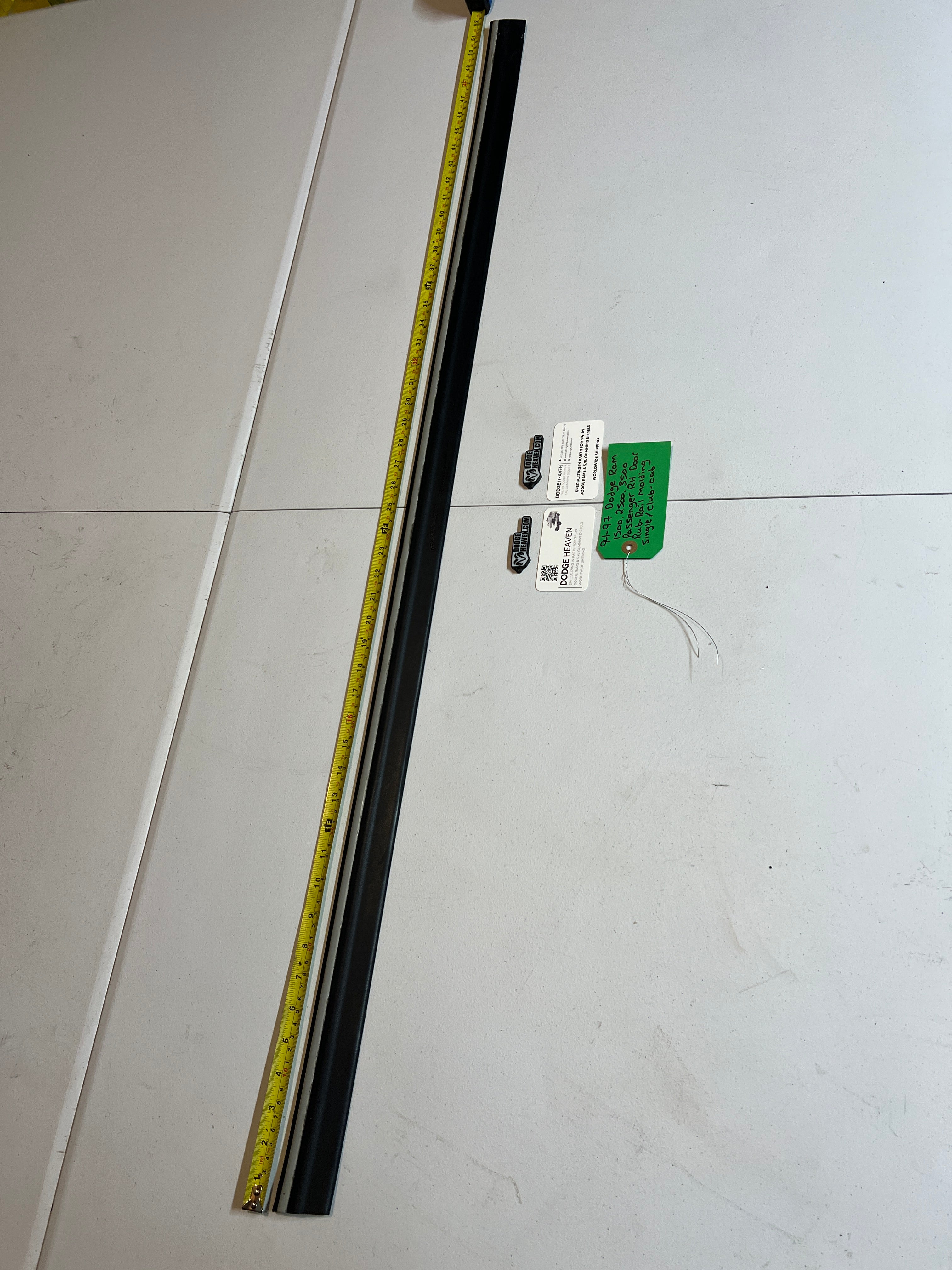 1994-1997 Dodge Ram 1500-3500 Passenger Door Rub Rail Molding Single / Club Cab