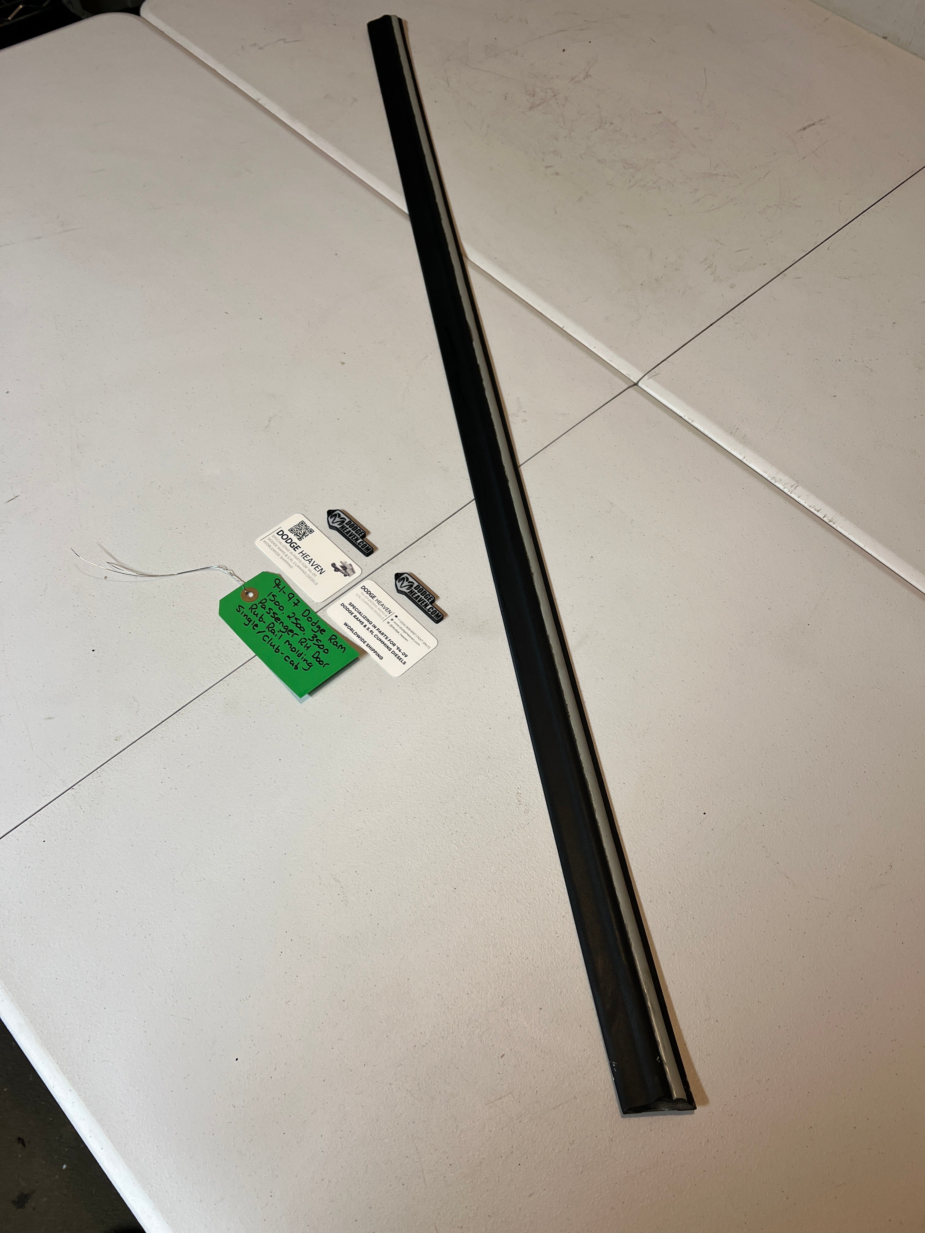 1994-1997 Dodge Ram 1500-3500 Passenger Door Rub Rail Molding Single / Club Cab