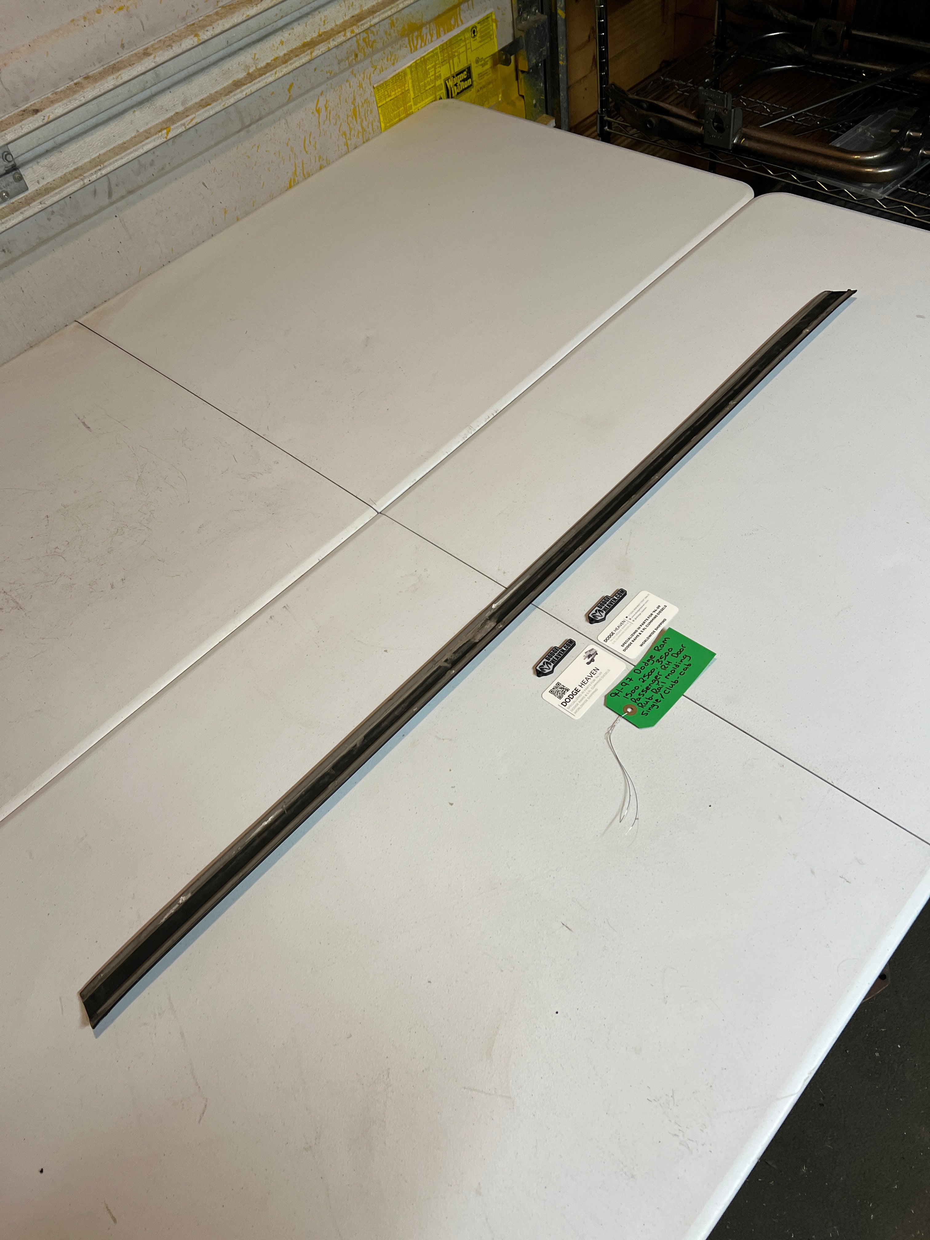 1994-1997 Dodge Ram 1500-3500 Passenger Door Rub Rail Molding Single / Club Cab