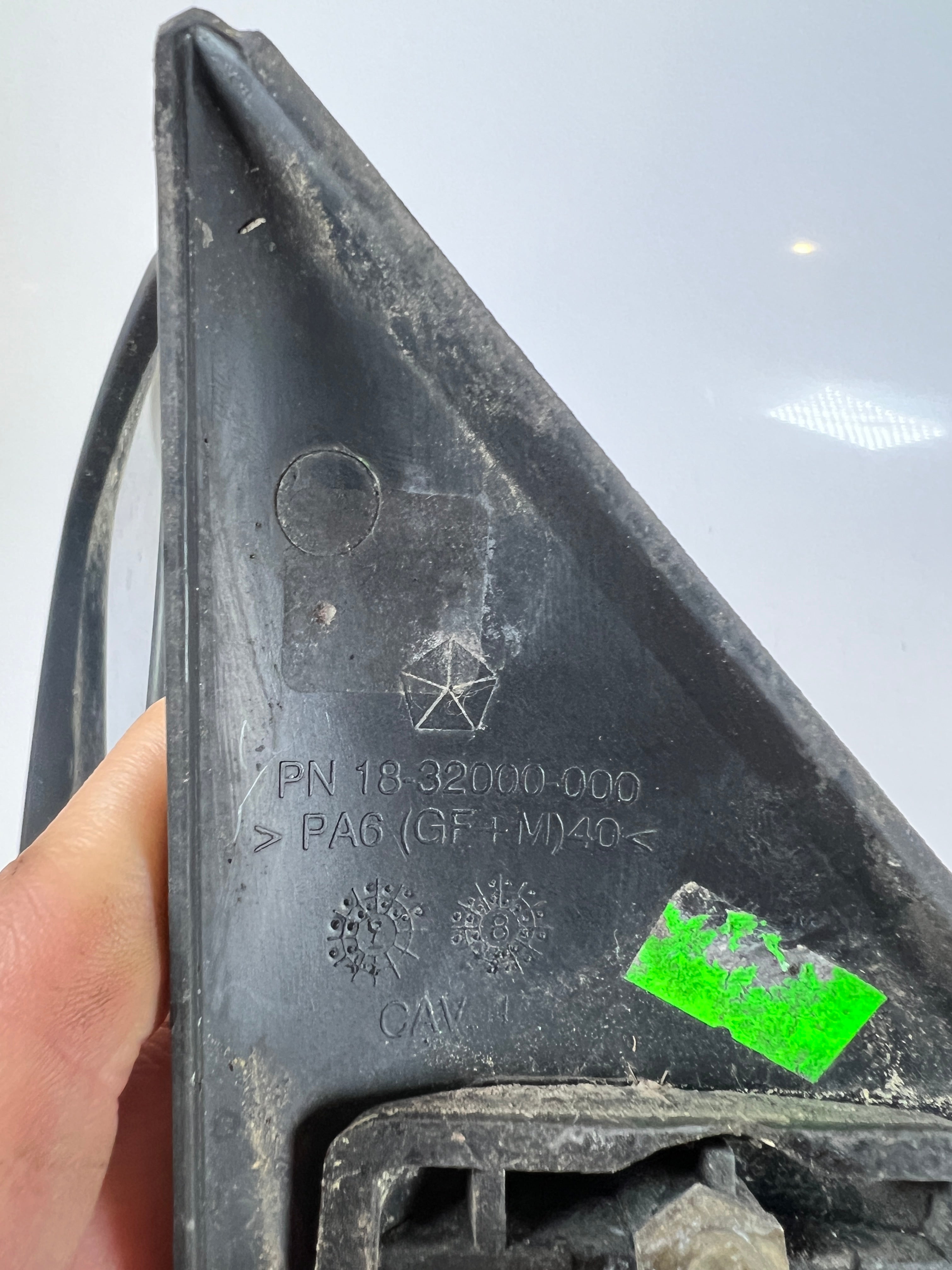 1998-2002 Dodge Ram 1500-3500 Driver Folding Power/ Heated Mirror