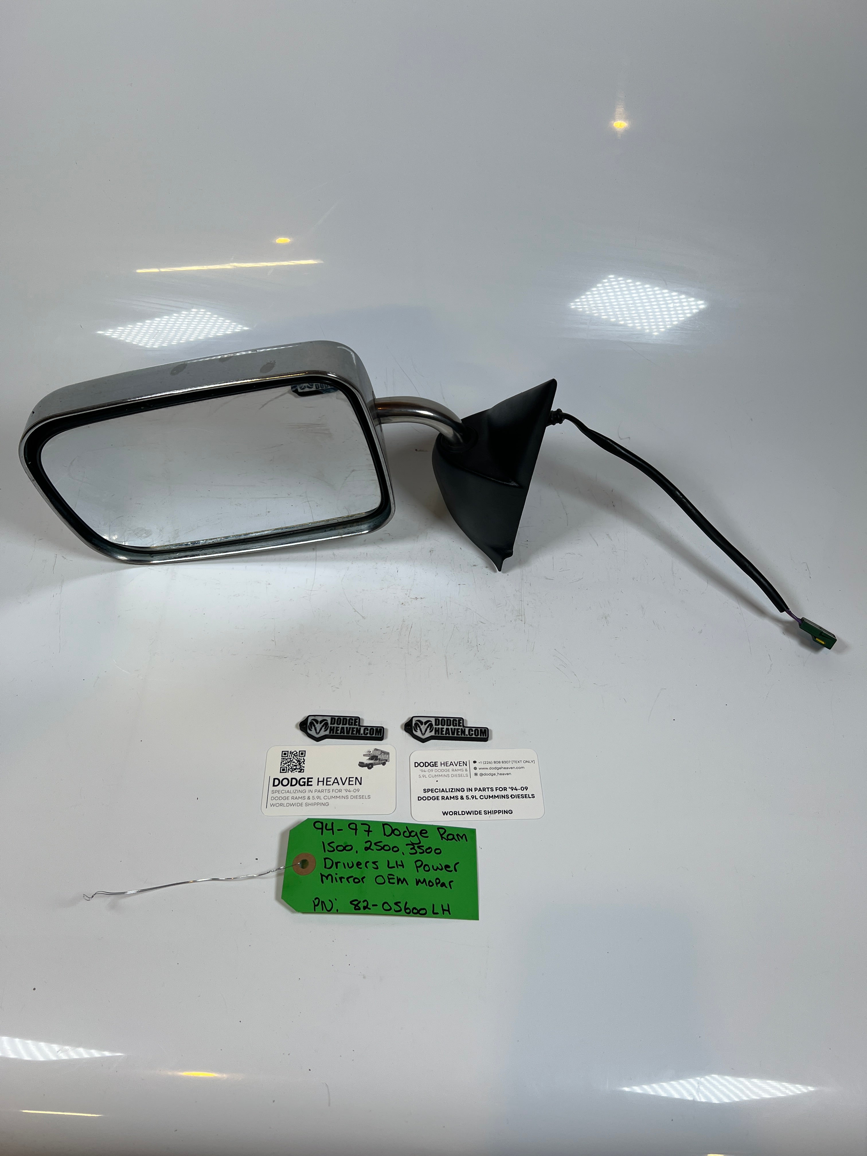 1994-1997 Dodge Ram 1500 2500 3500 Drivers LH Power Mirror