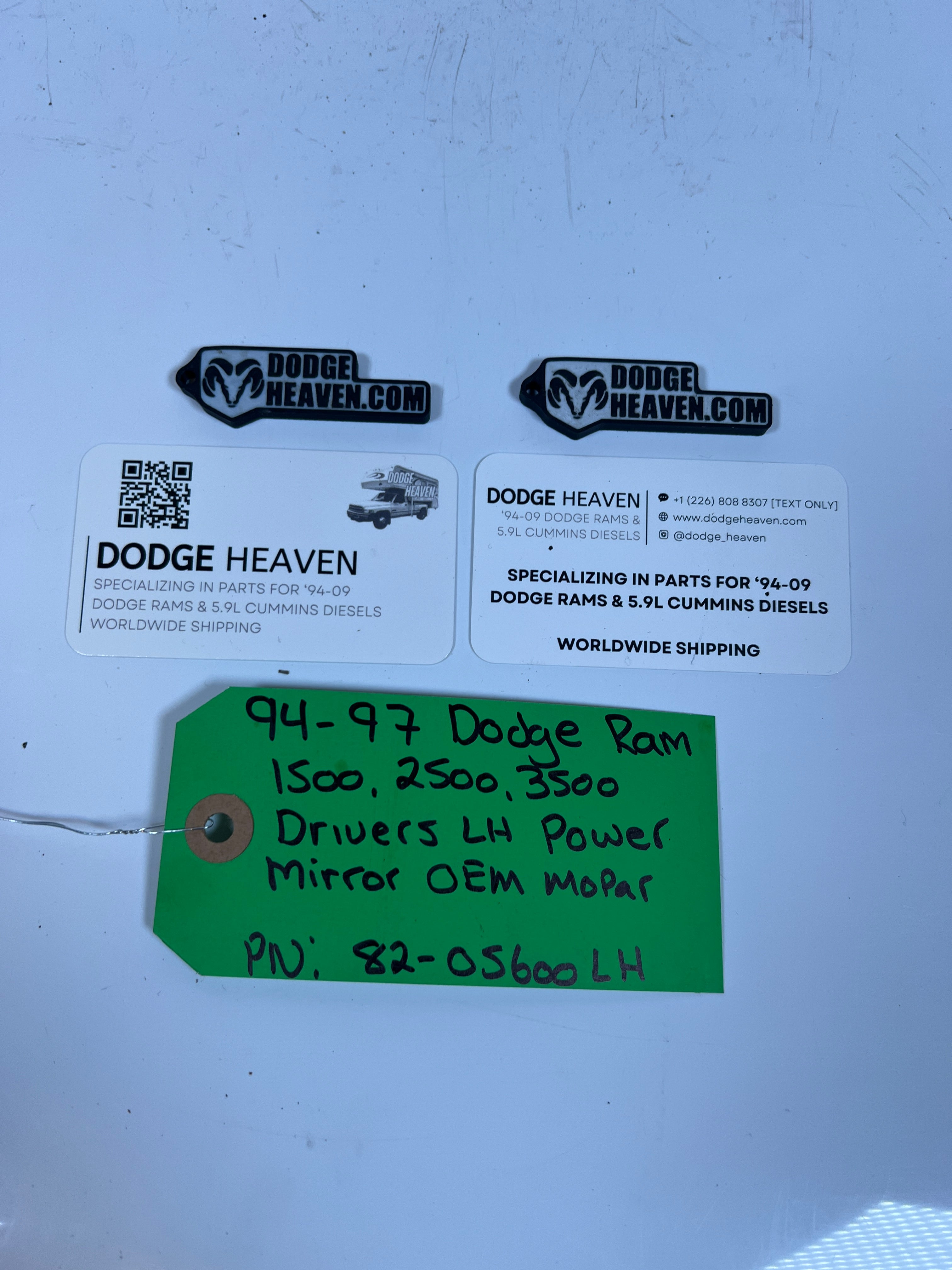 1994-1997 Dodge Ram 1500 2500 3500 Drivers LH Power Mirror