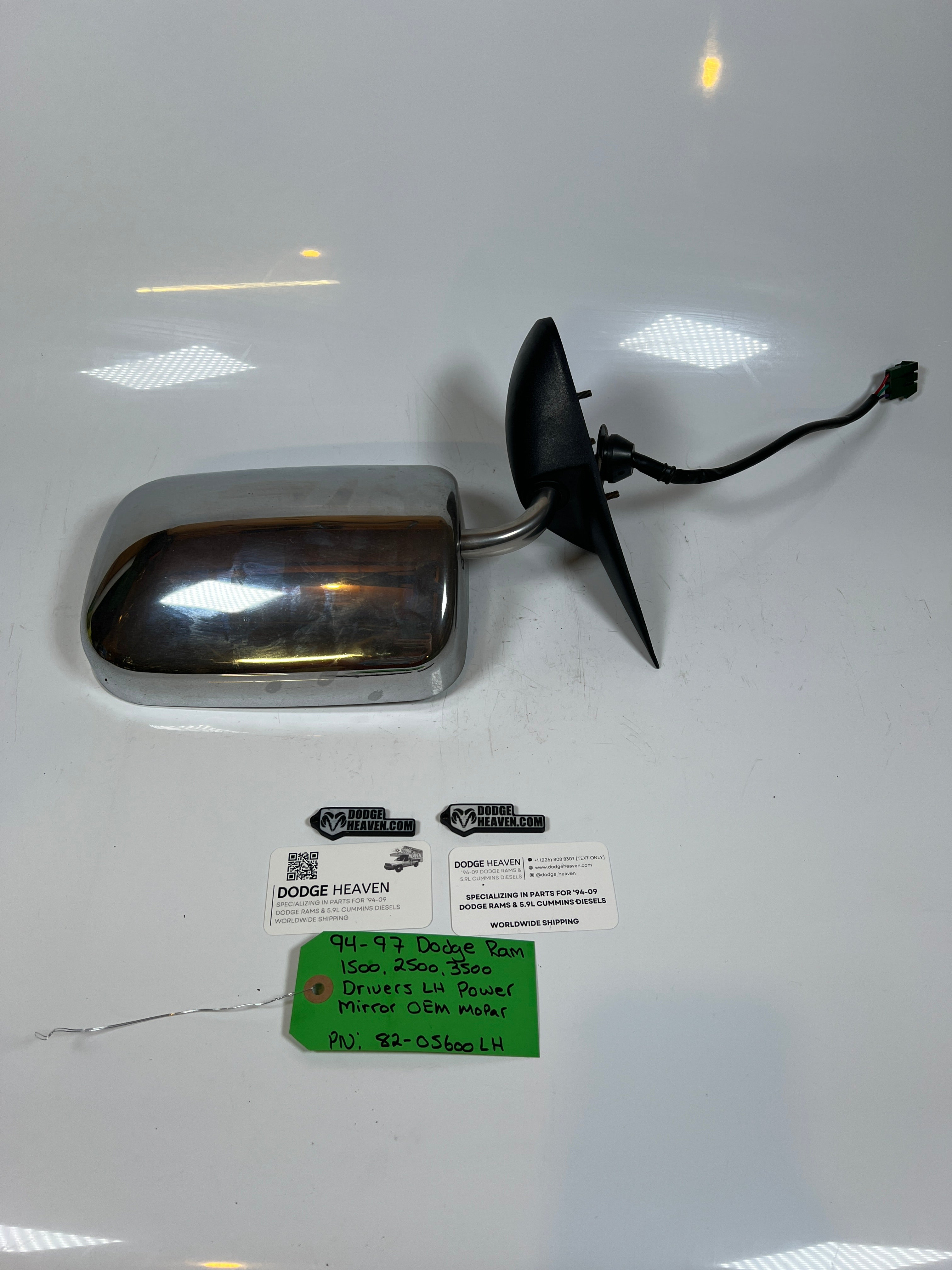 1994-1997 Dodge Ram 1500 2500 3500 Drivers LH Power Mirror