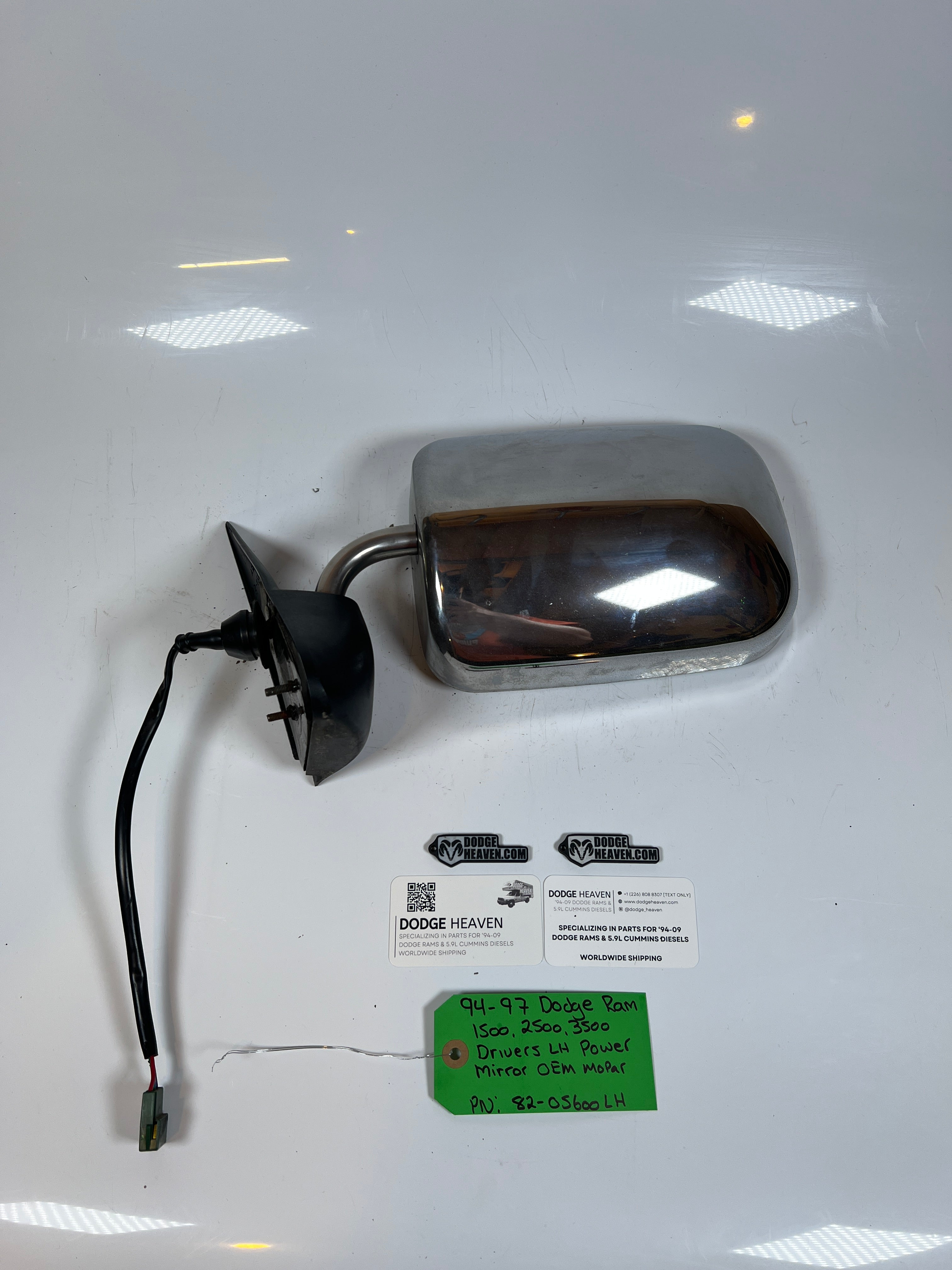 1994-1997 Dodge Ram 1500 2500 3500 Drivers LH Power Mirror