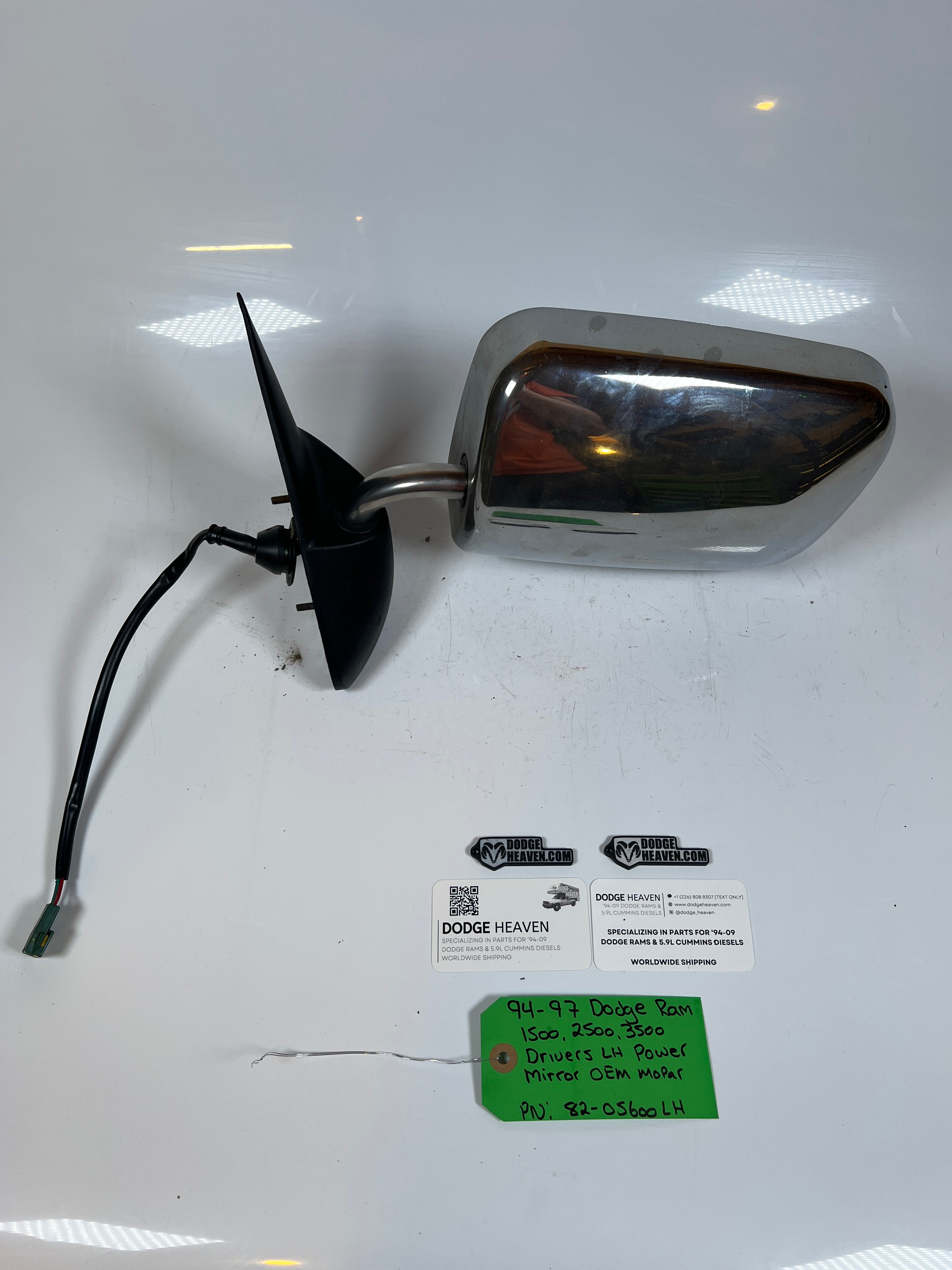 1994-1997 Dodge Ram 1500 2500 3500 Drivers LH Power Mirror