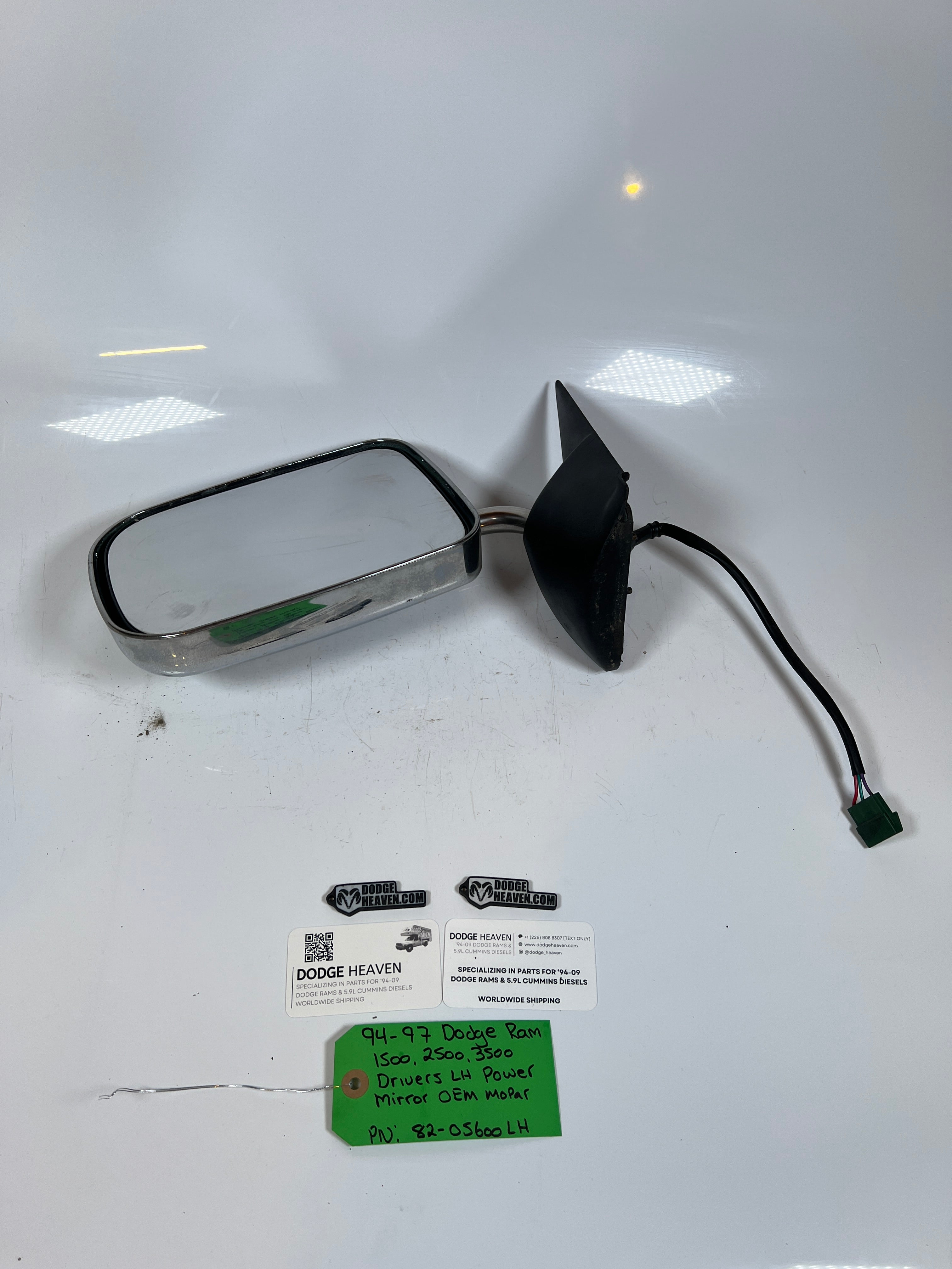 1994-1997 Dodge Ram 1500 2500 3500 Drivers LH Power Mirror