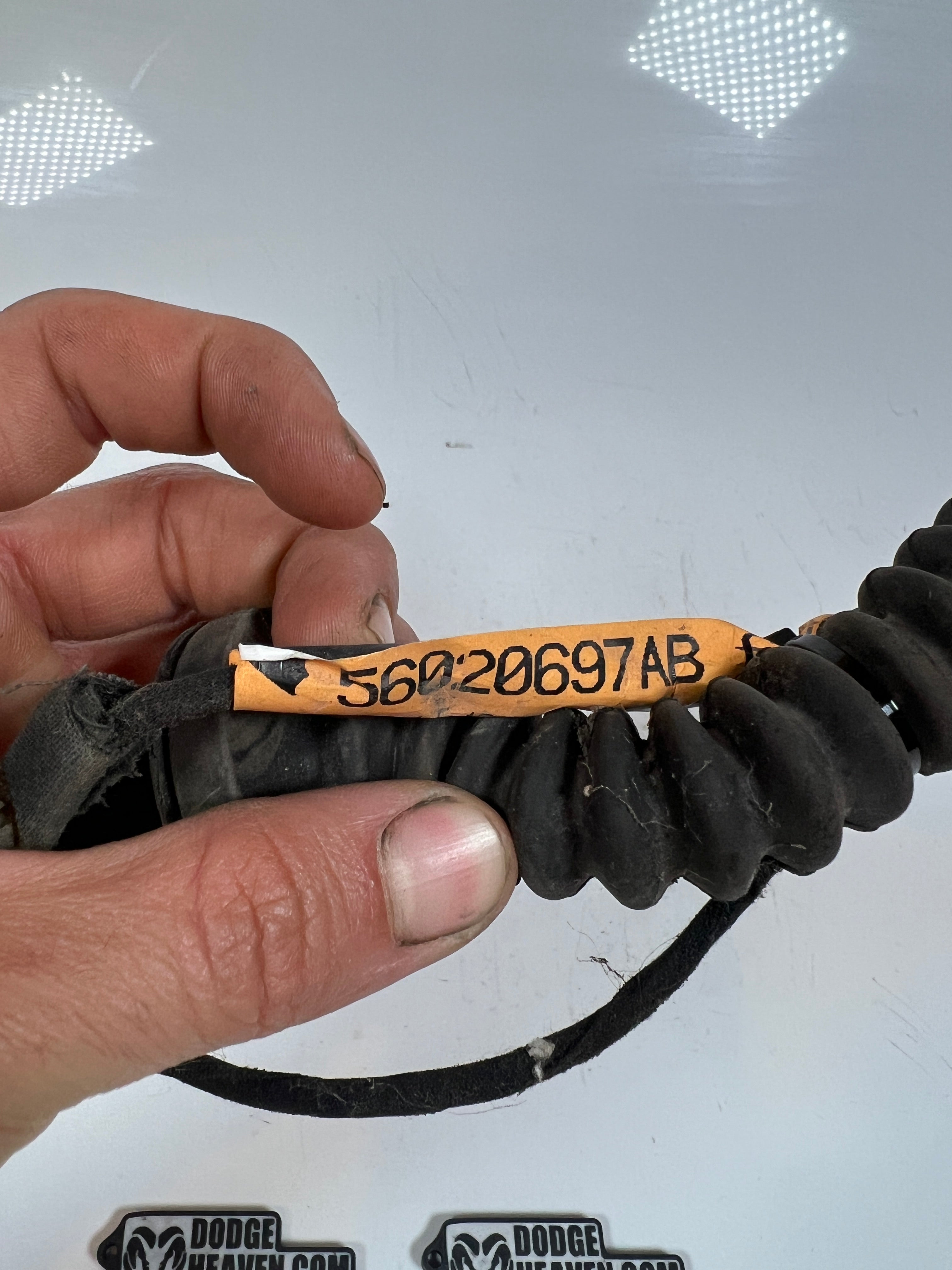 1998-2002 Dodge Ram 1500-3500 EXT Cab Rear Door Wiring Harness