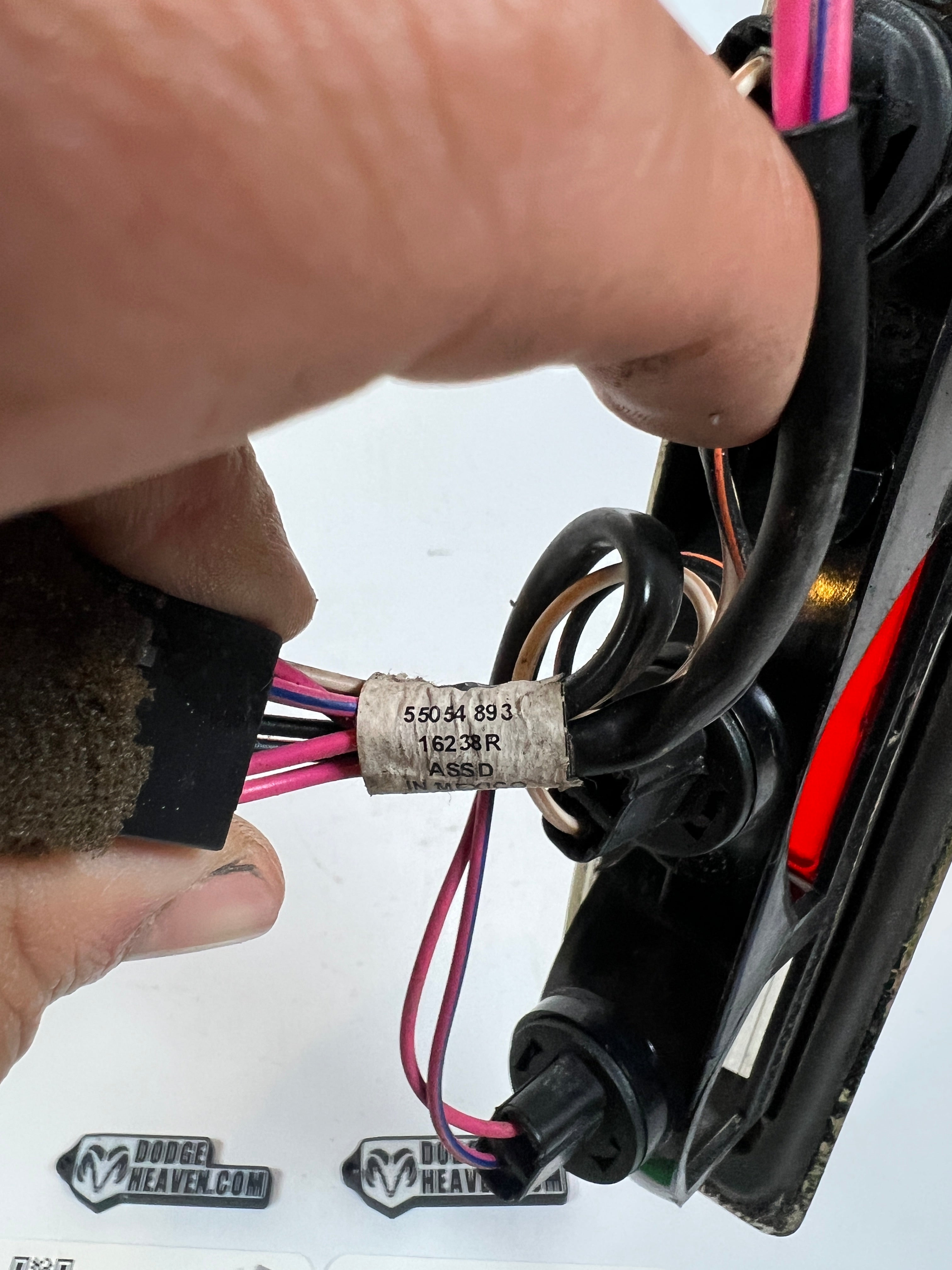 1994-2002 Dodge Ram 1500-3500 Third Brake Light With Wire Harness