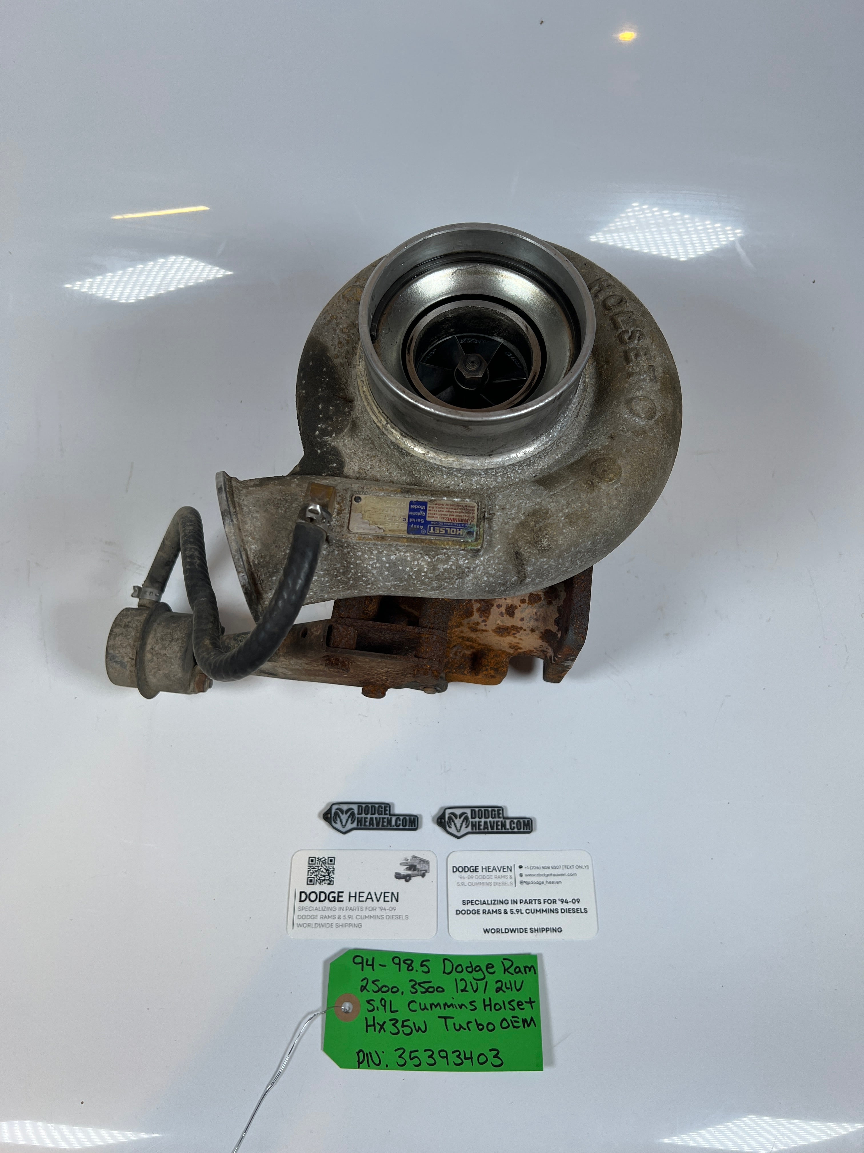 1994-1998.5 Dodge Ram 12V/24V 5.9L Cummins Holset HX35W Turbo