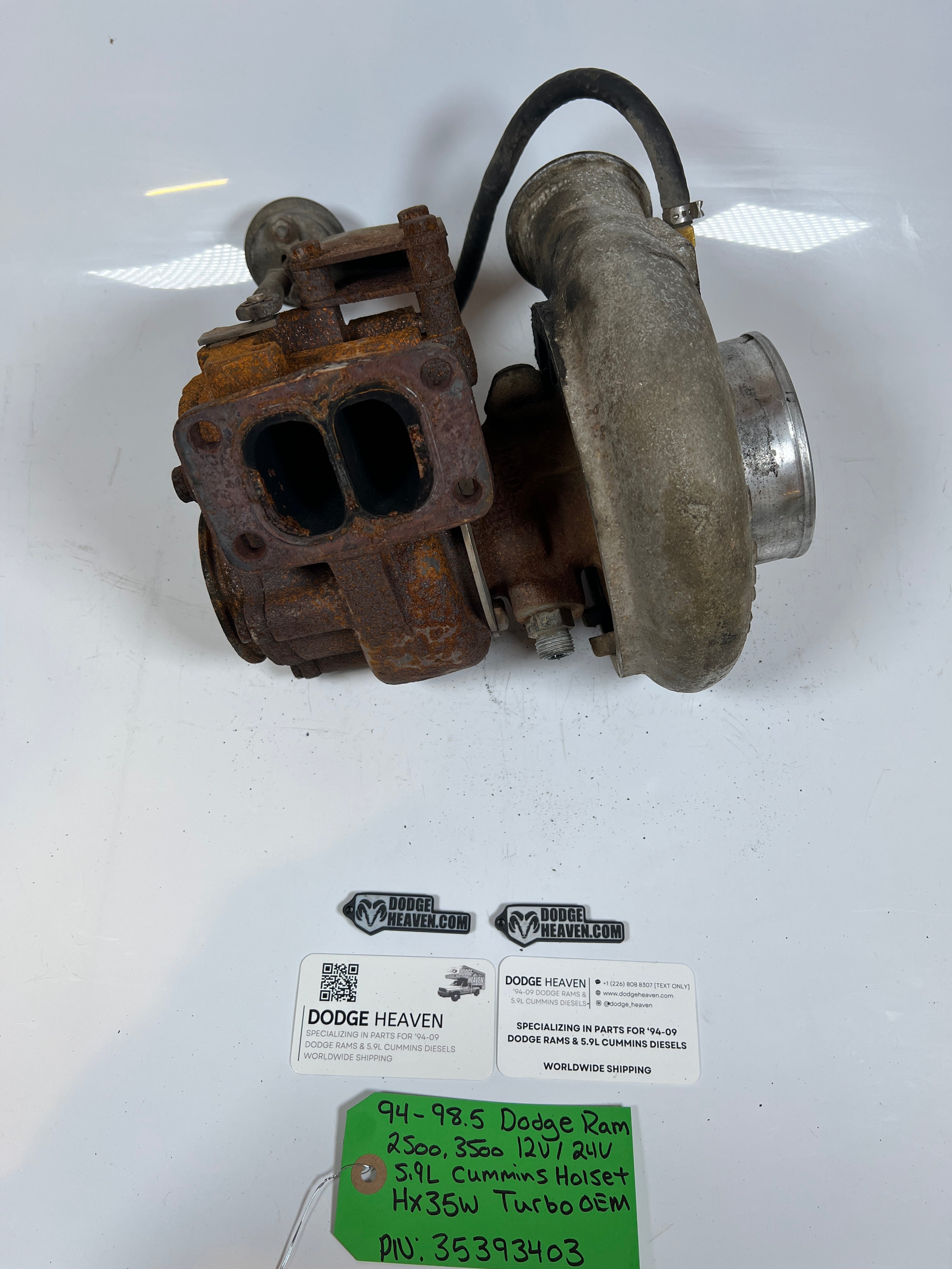 1994-1998.5 Dodge Ram 12V/24V 5.9L Cummins Holset HX35W Turbo
