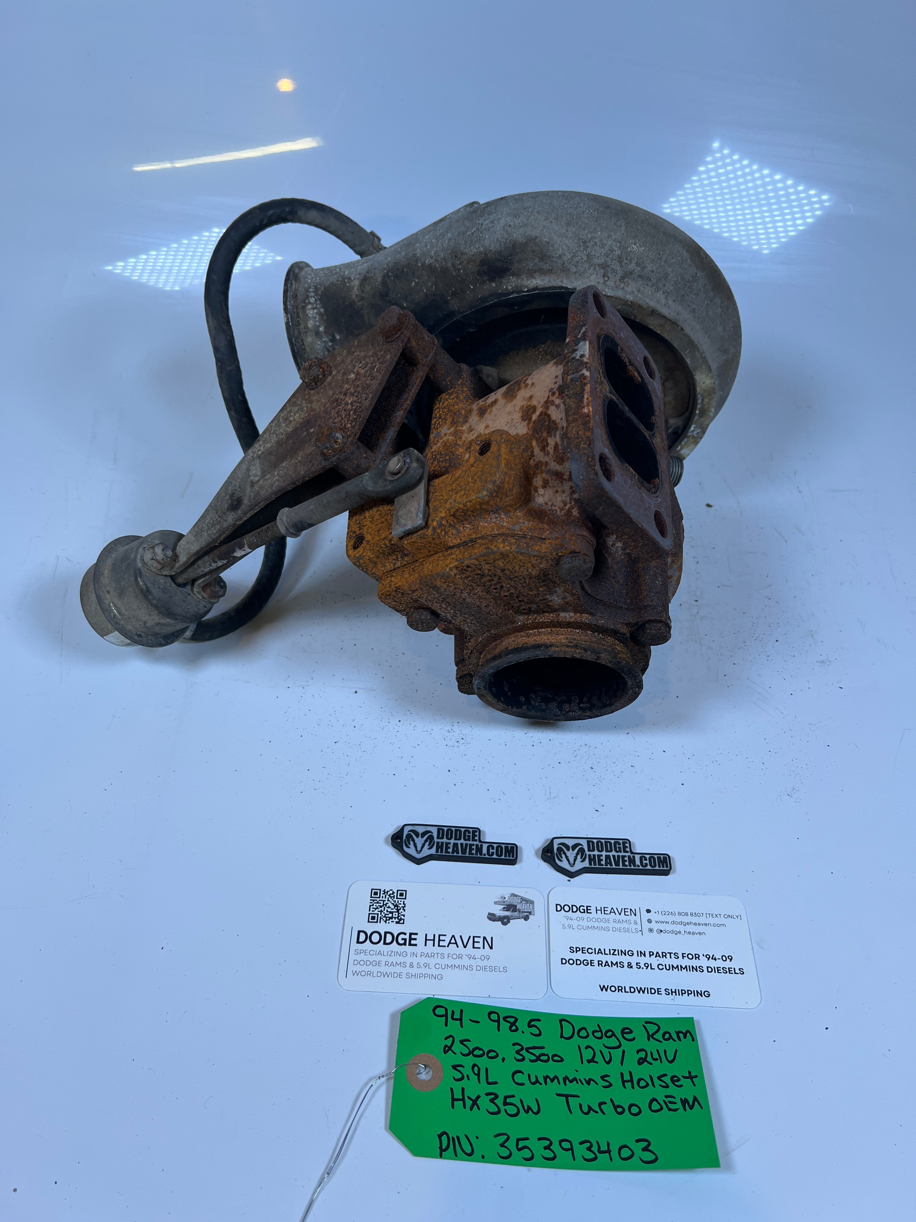 1994-1998.5 Dodge Ram 12V/24V 5.9L Cummins Holset HX35W Turbo
