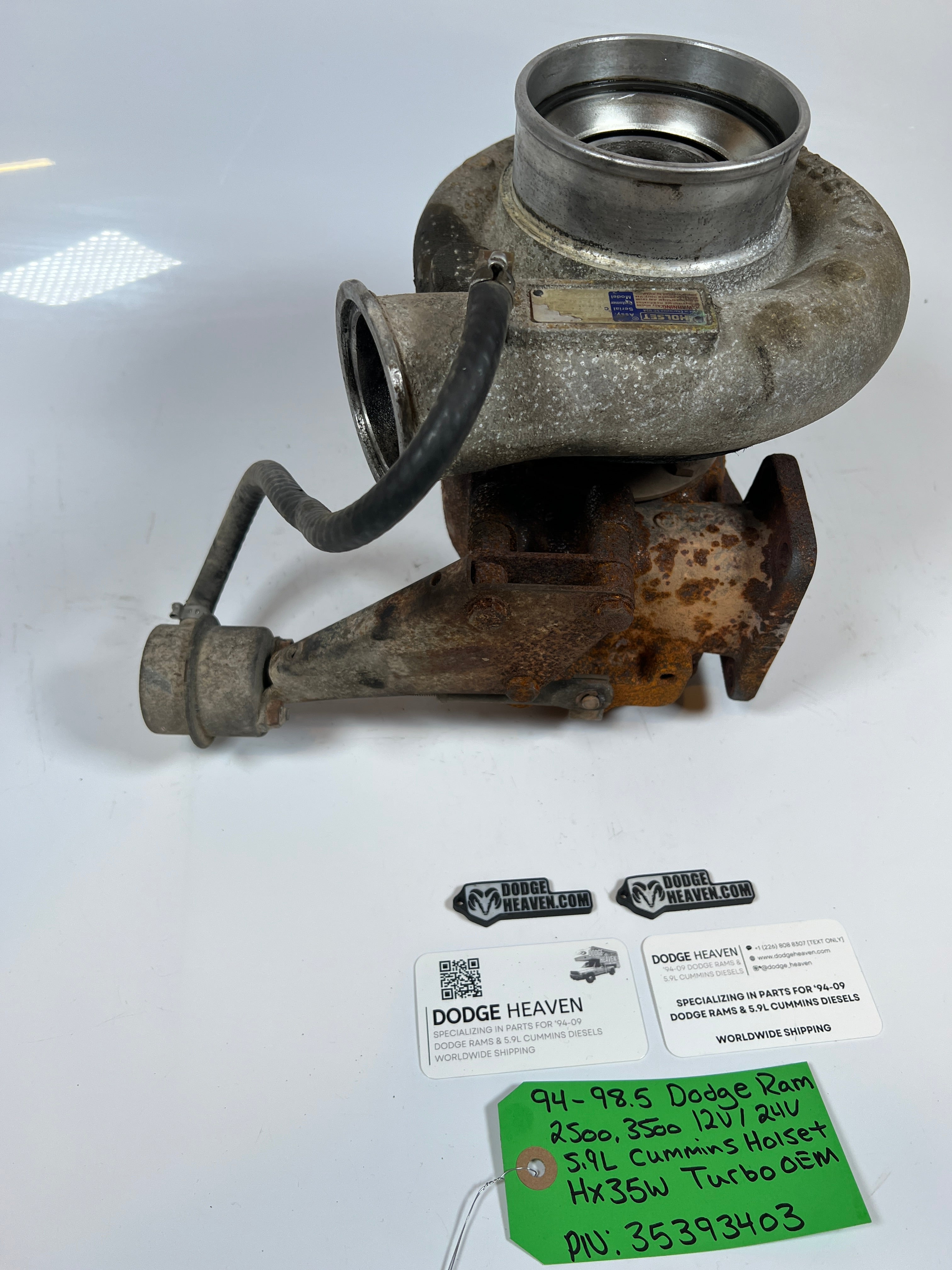 1994-1998.5 Dodge Ram 12V/24V 5.9L Cummins Holset HX35W Turbo