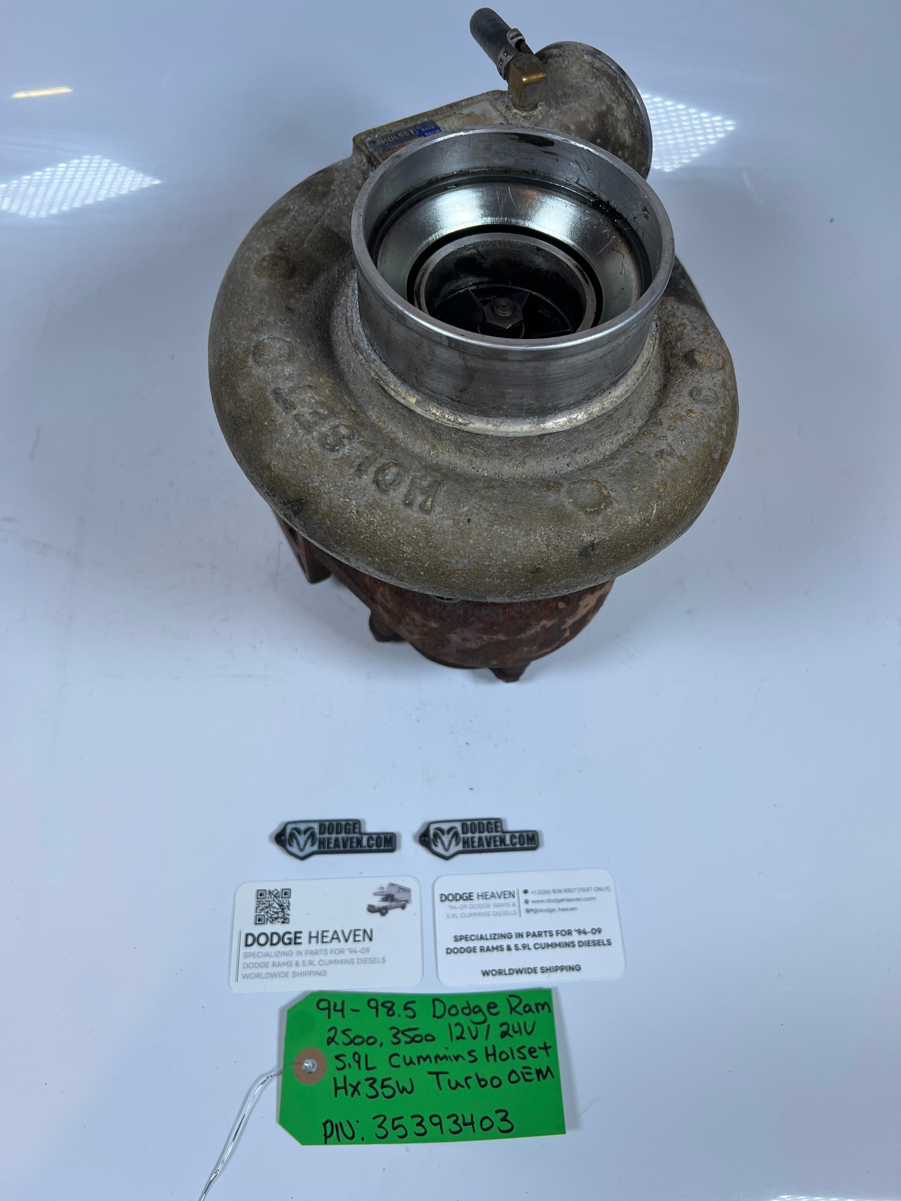 1994-1998.5 Dodge Ram 12V/24V 5.9L Cummins Holset HX35W Turbo