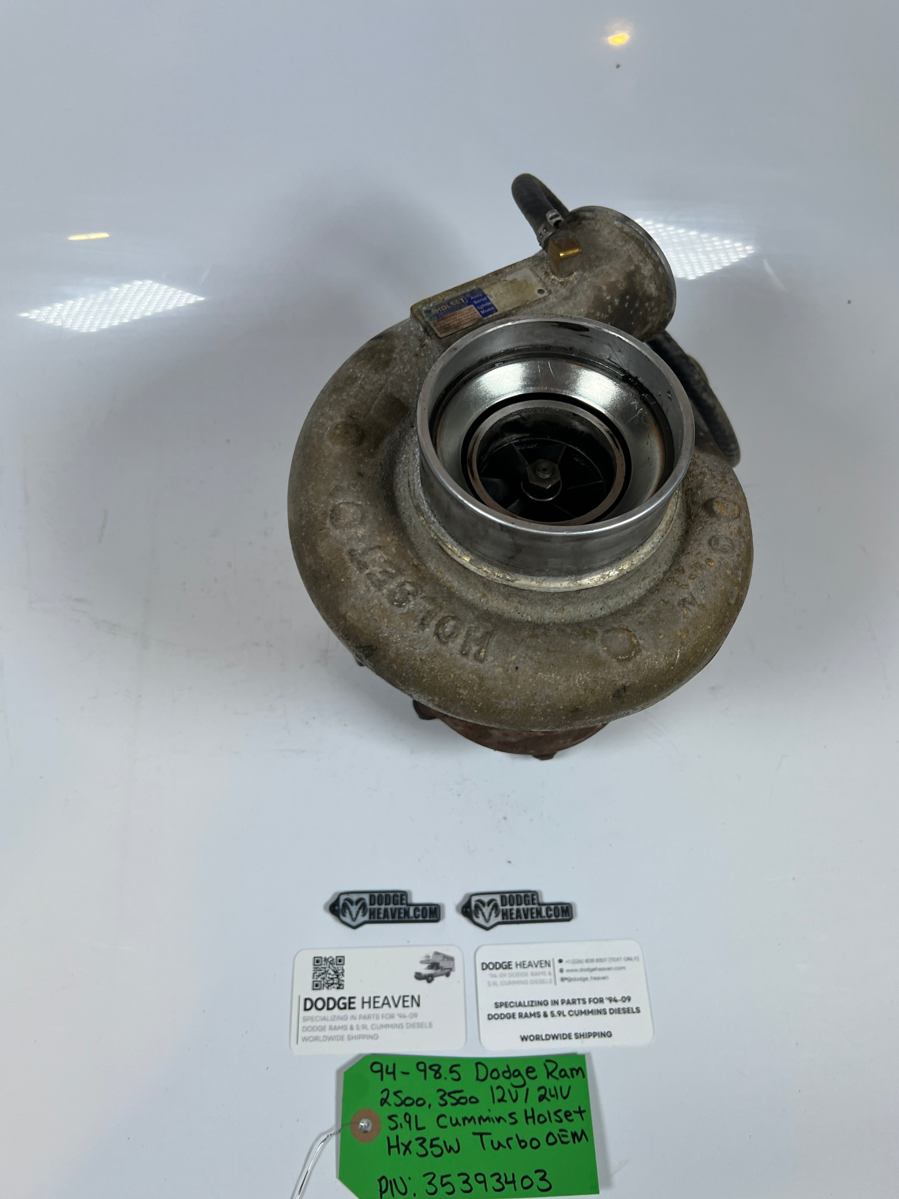 1994-1998.5 Dodge Ram 12V/24V 5.9L Cummins Holset HX35W Turbo