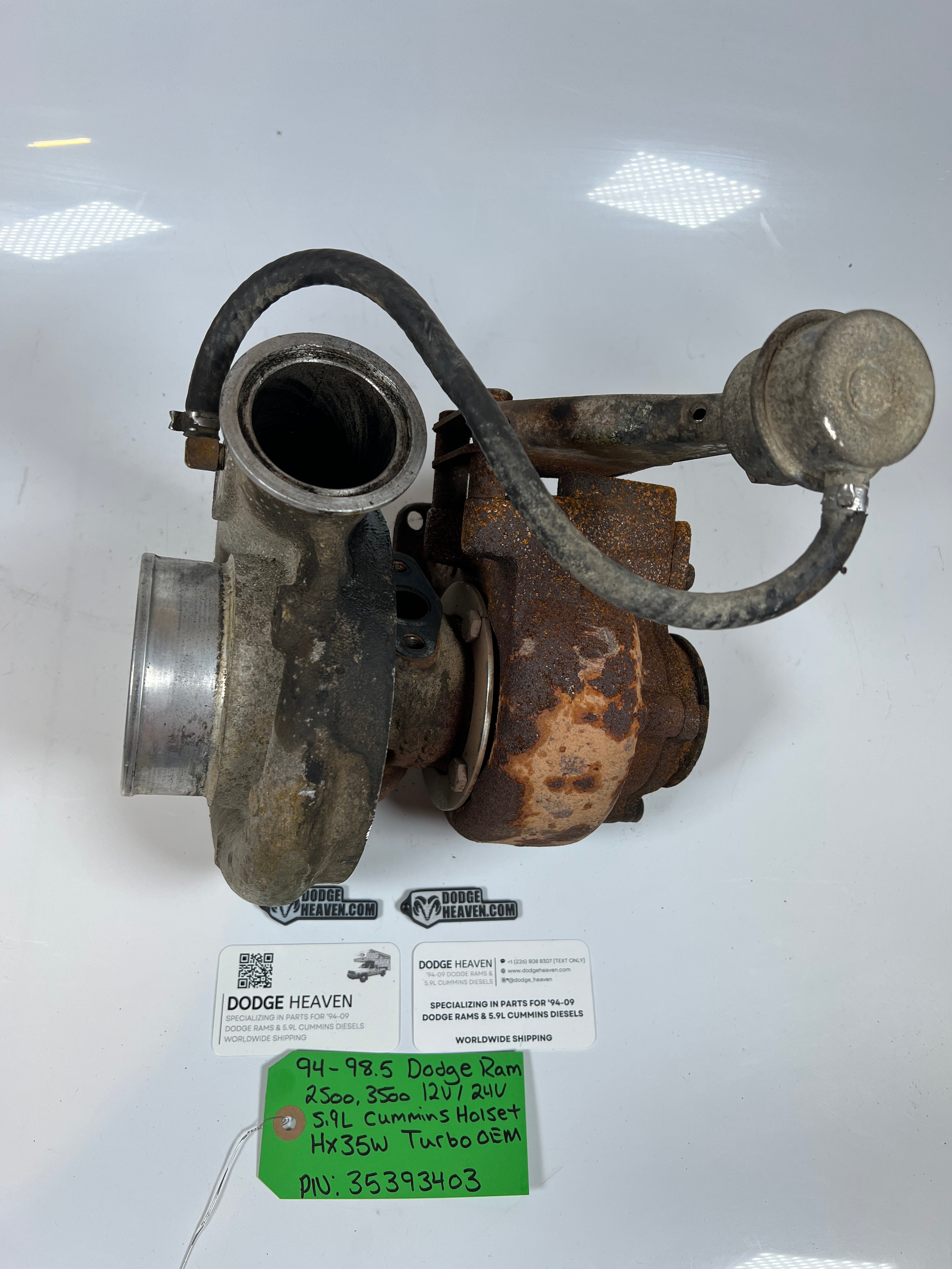 1994-1998.5 Dodge Ram 12V/24V 5.9L Cummins Holset HX35W Turbo