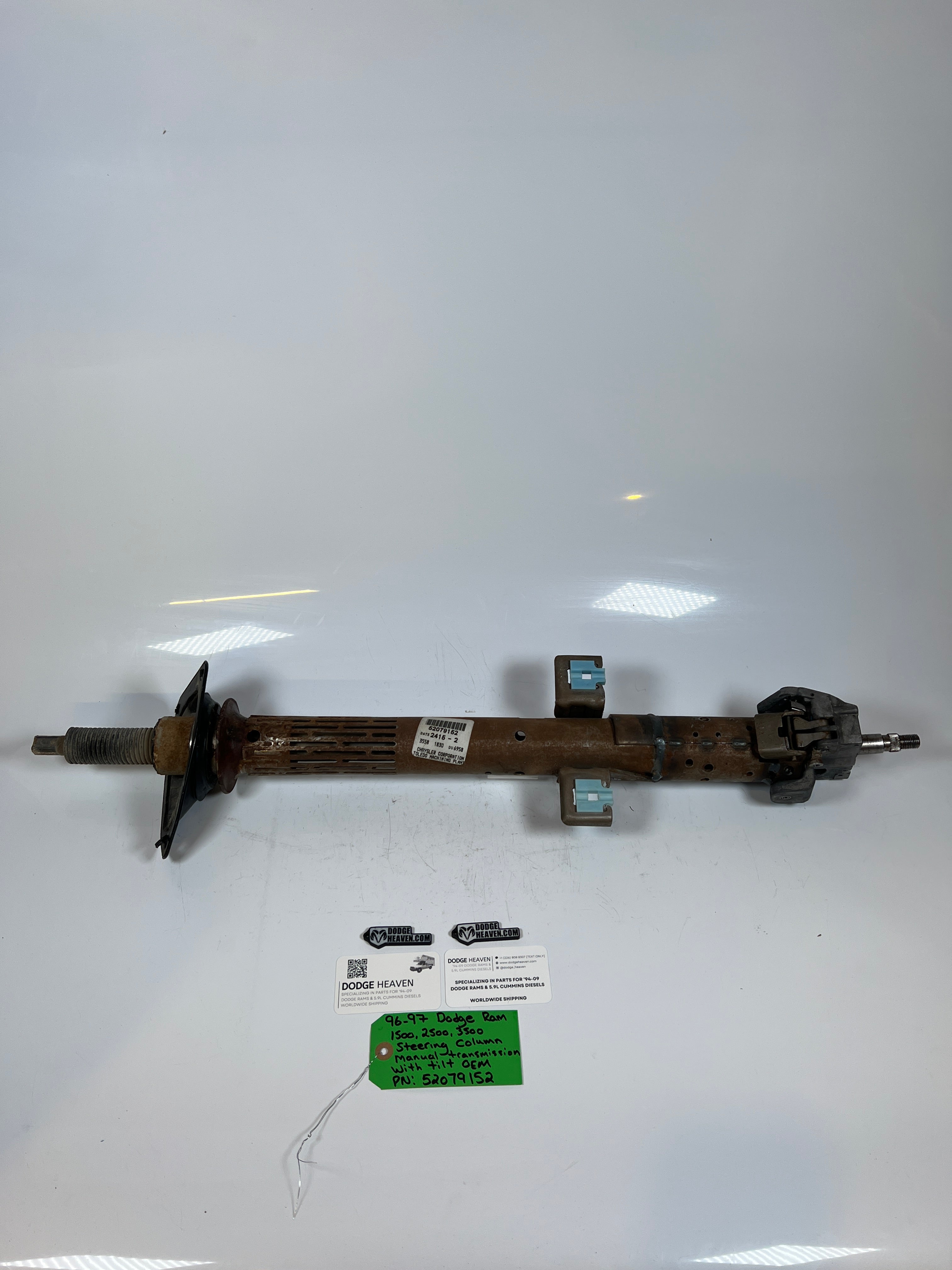1996-1997 Dodge Ram 1500-3500 Steering Column Manual With Tilt