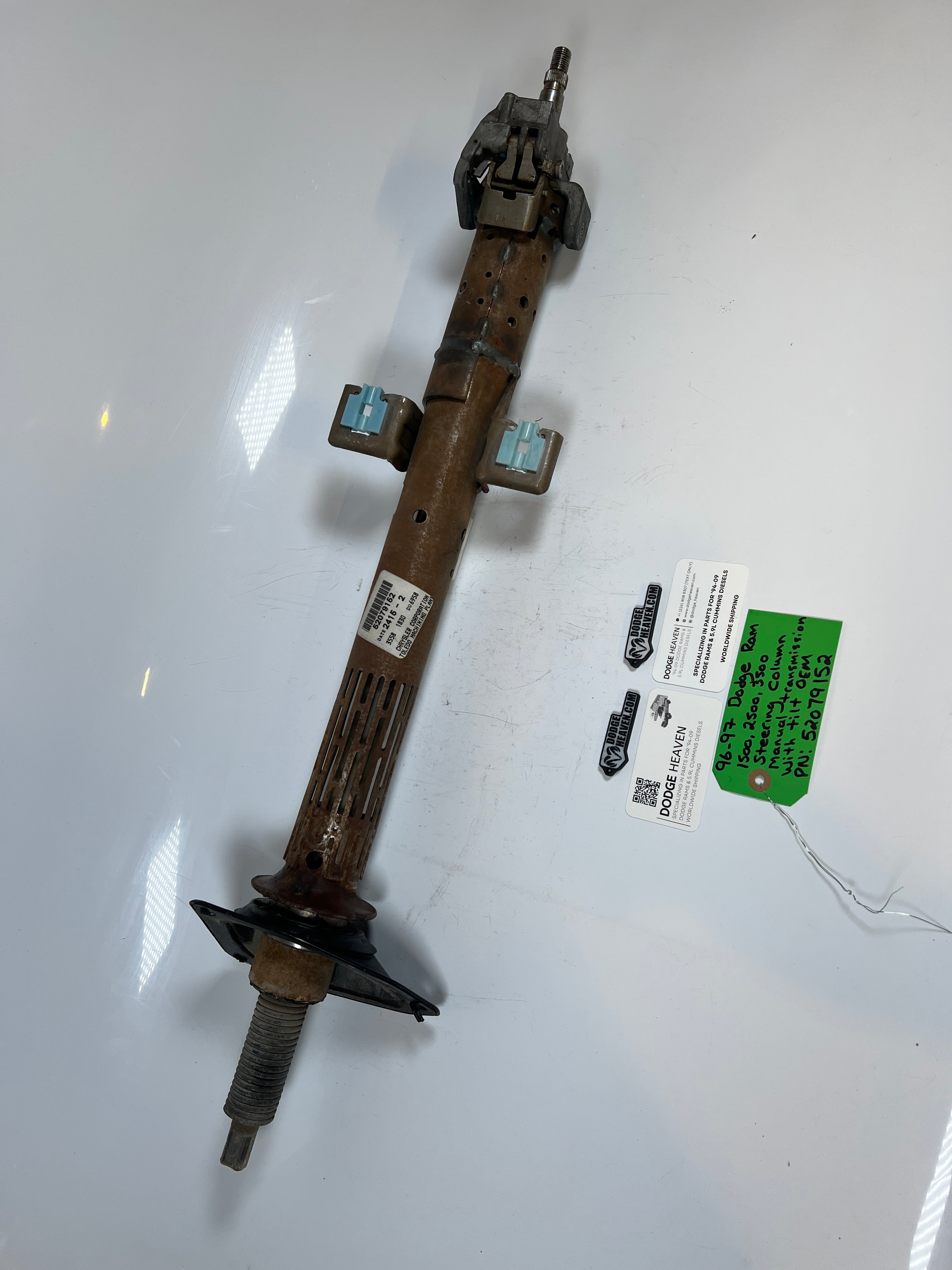 1996-1997 Dodge Ram 1500-3500 Steering Column Manual With Tilt