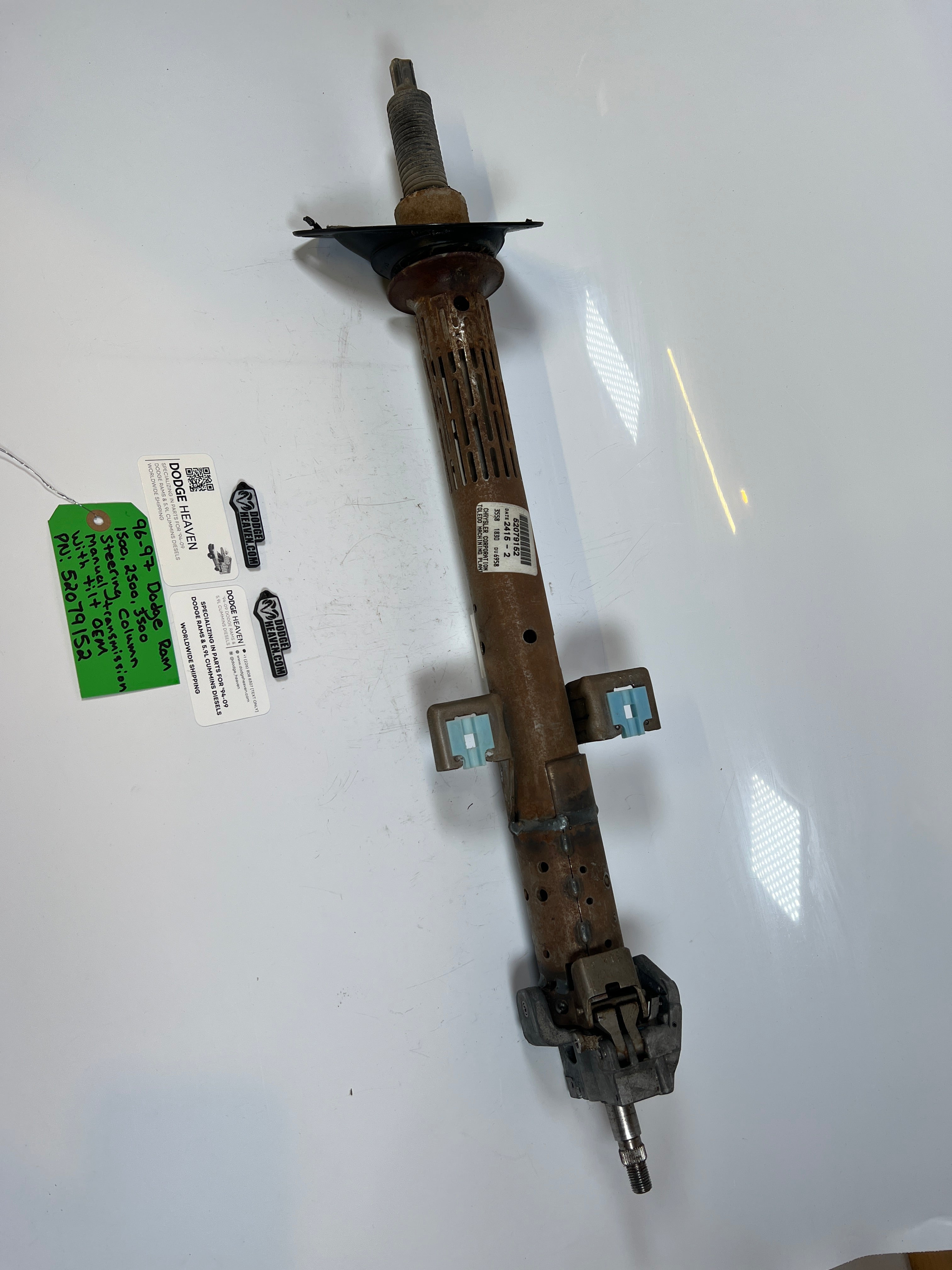 1996-1997 Dodge Ram 1500-3500 Steering Column Manual With Tilt